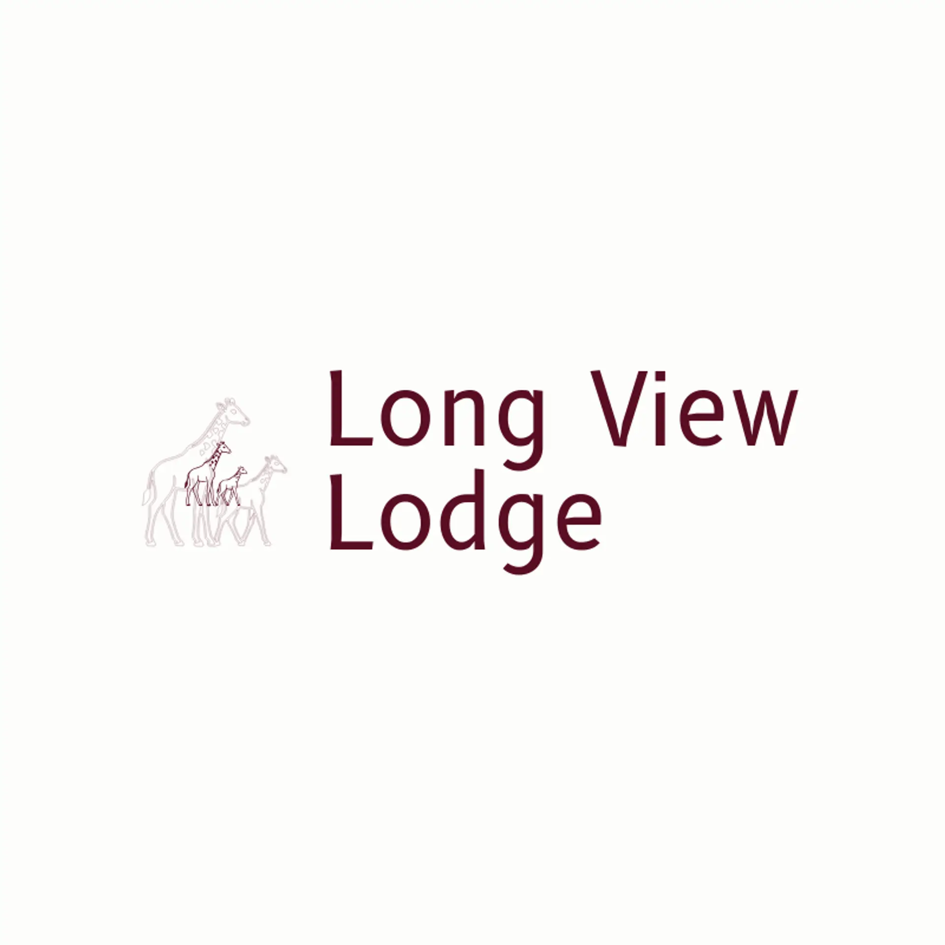 Long View Lodge logo for giraffe
