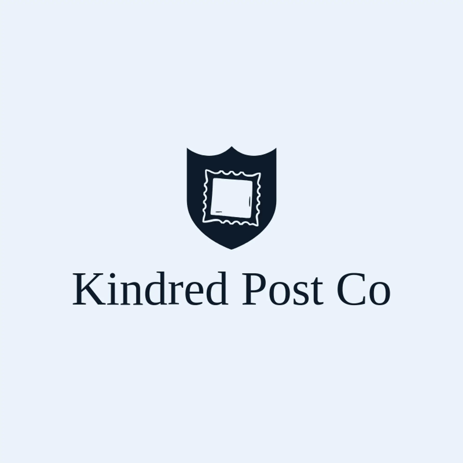 Kindred Post Co logo for postal