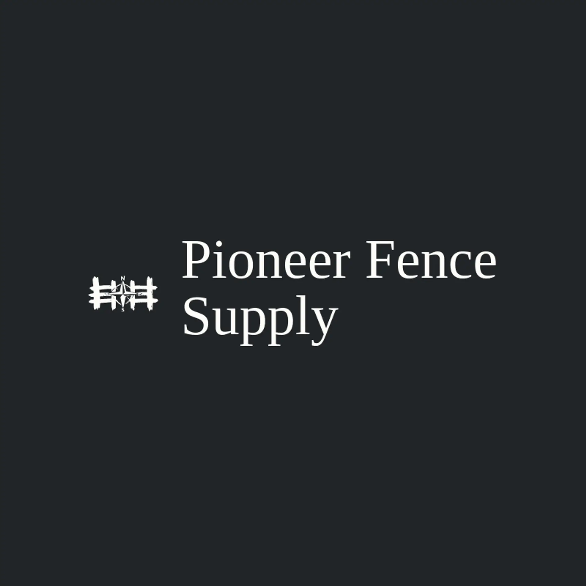 Pioneer Fence Supply logo for fence
