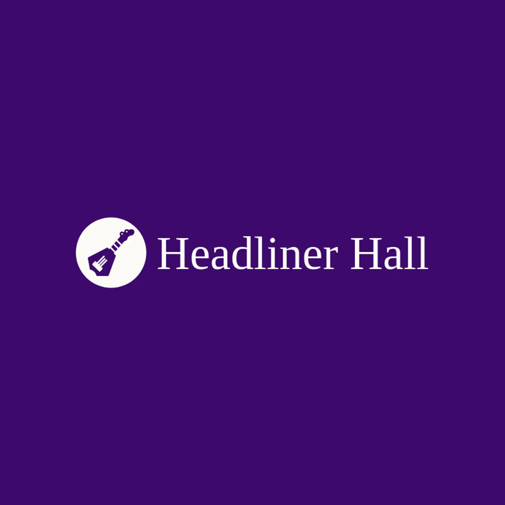 Headliner Hall logo for rockstar