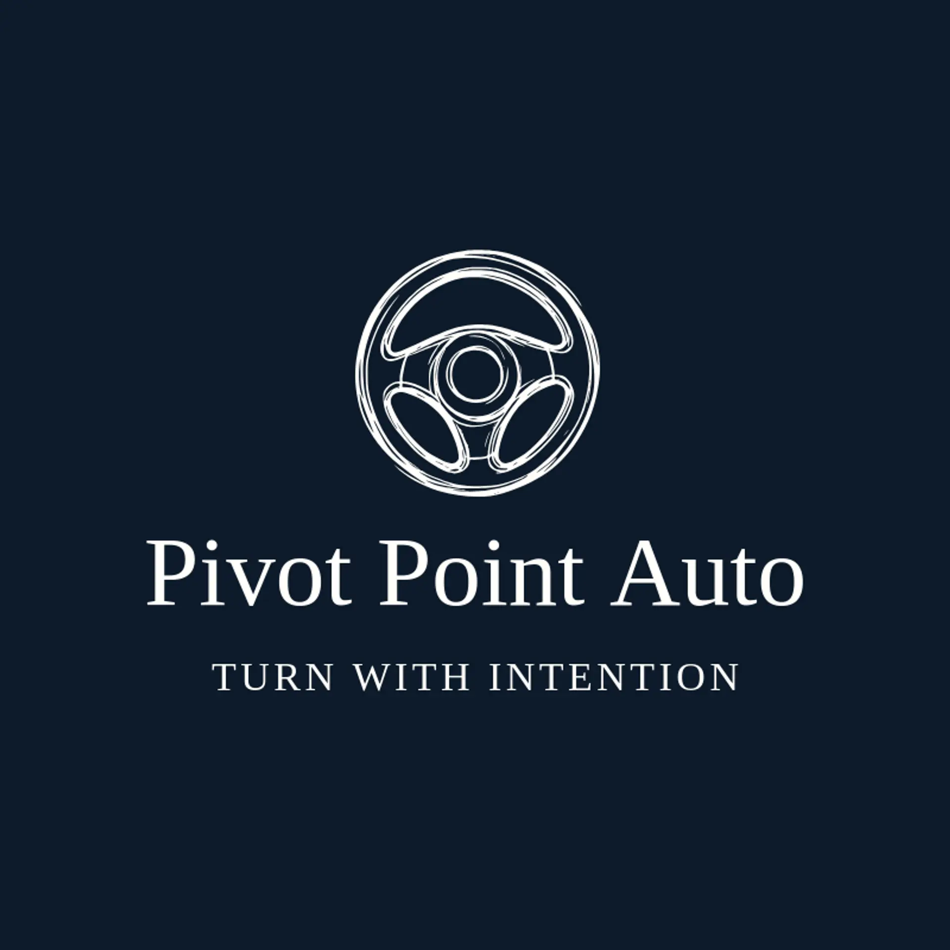 Pivot Point Auto logo for steering wheel