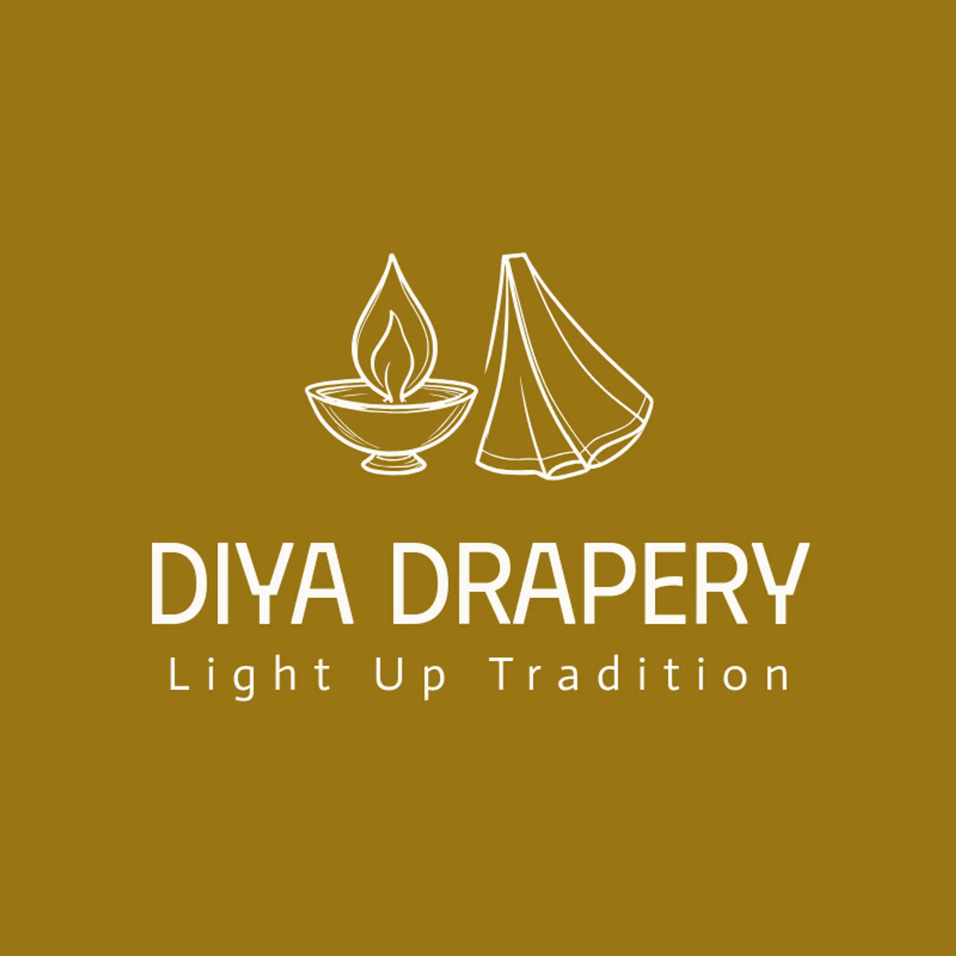 Diya Drapery logo for saree