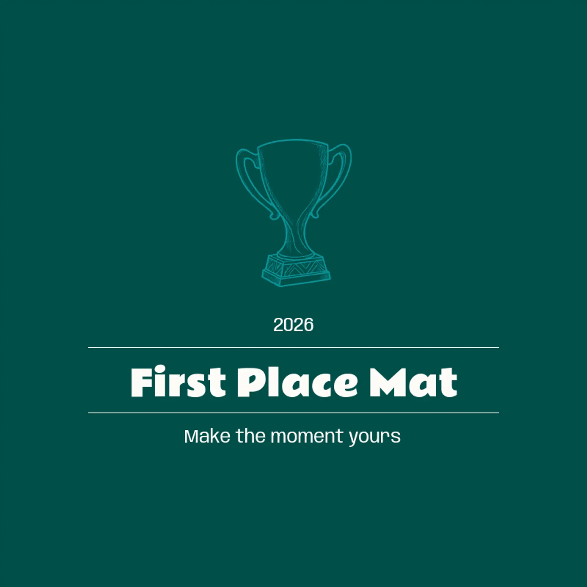 First Place Mat logo for wrestling