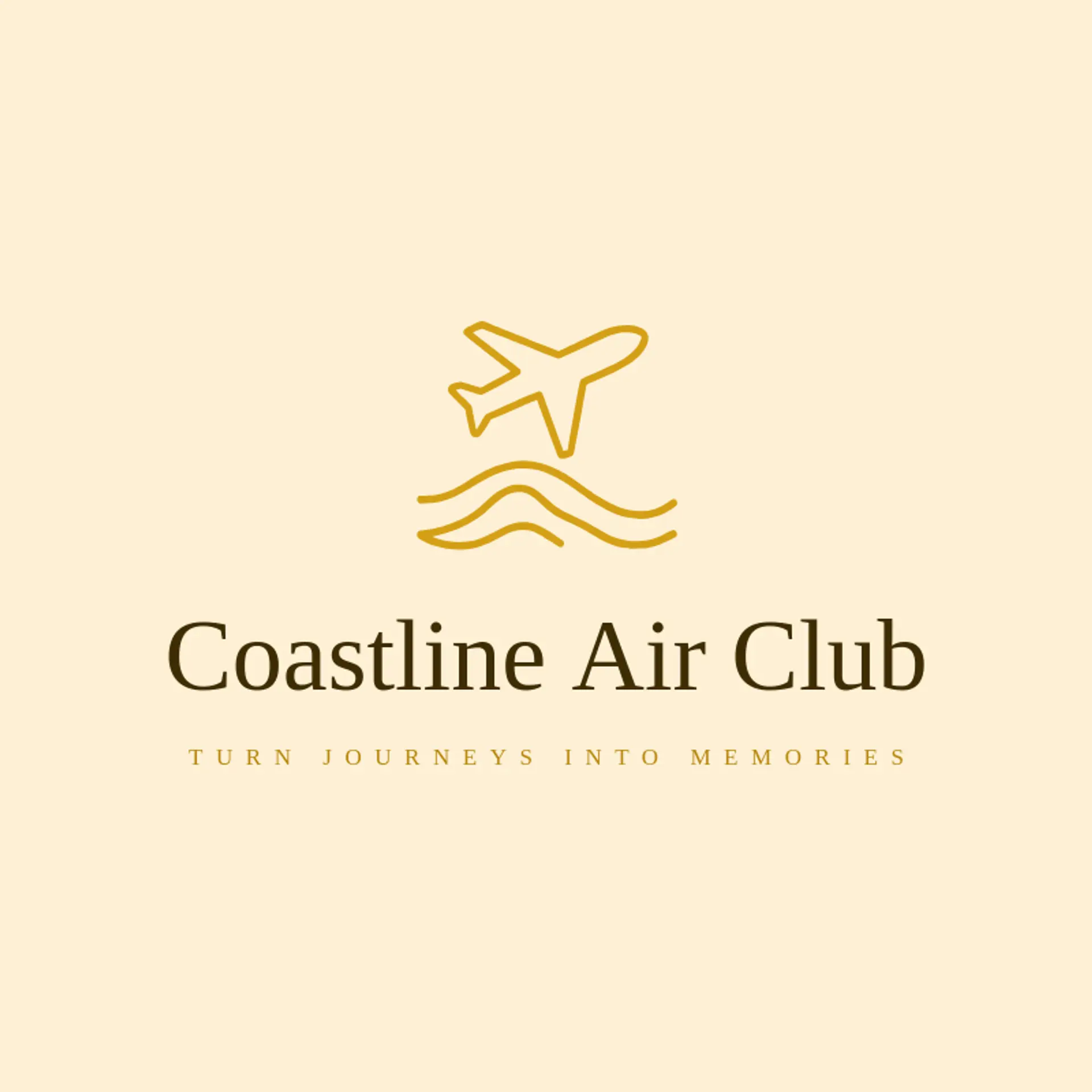 Coastline Air Club logo for plane