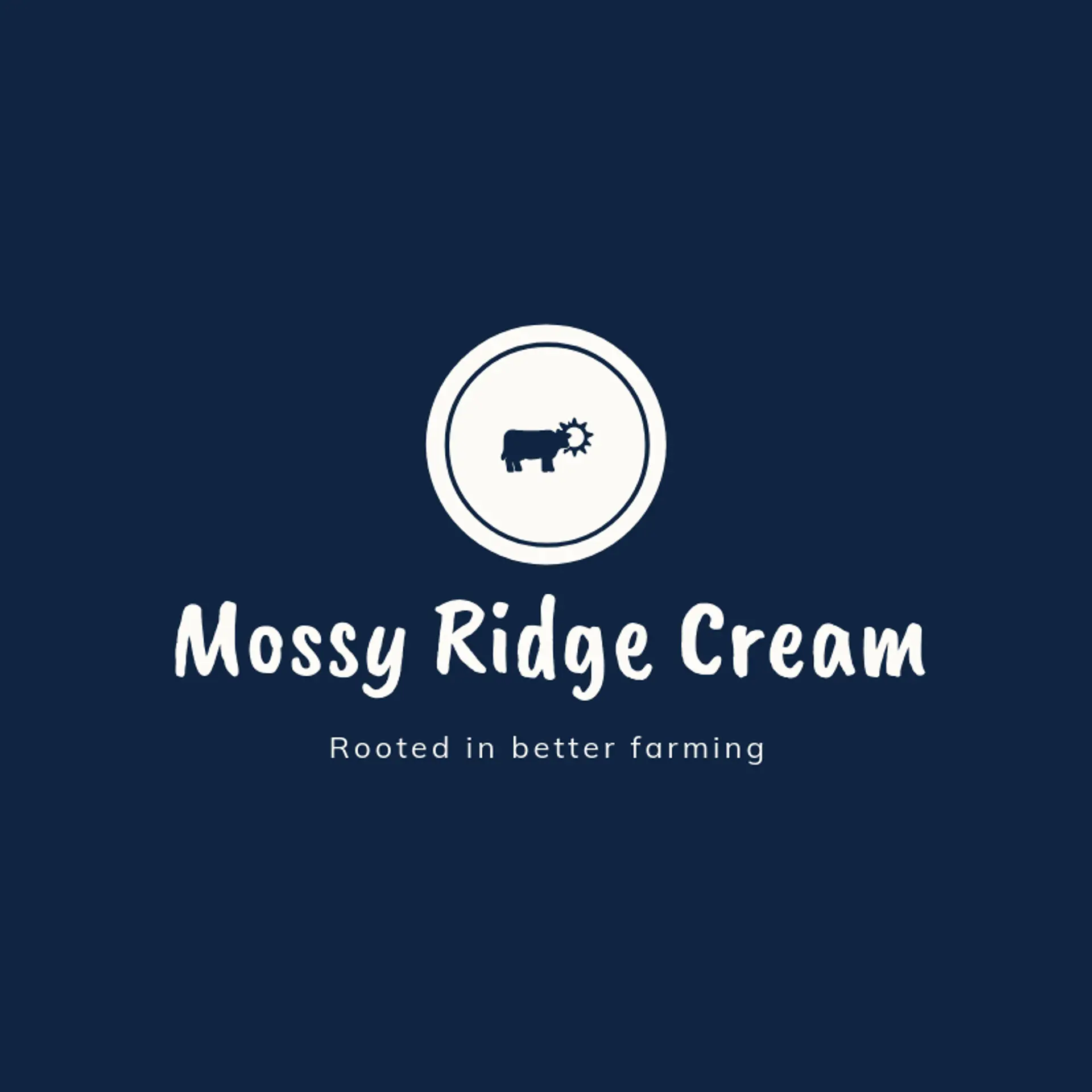 Mossy Ridge Cream logo for dairy