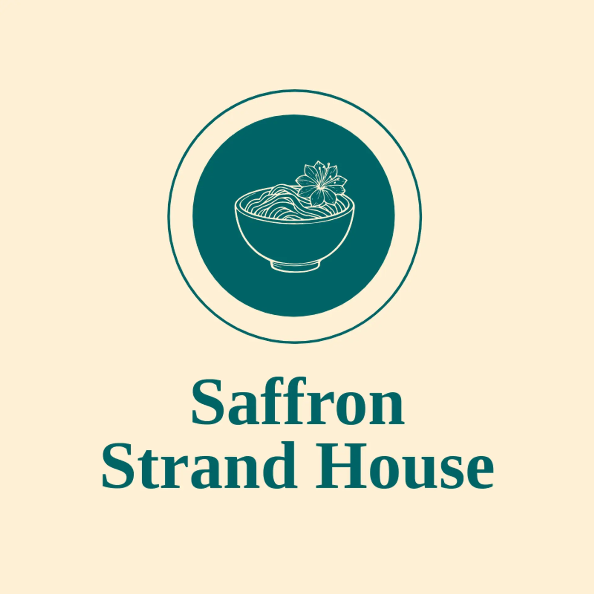 Saffron Strand House logo for noodle