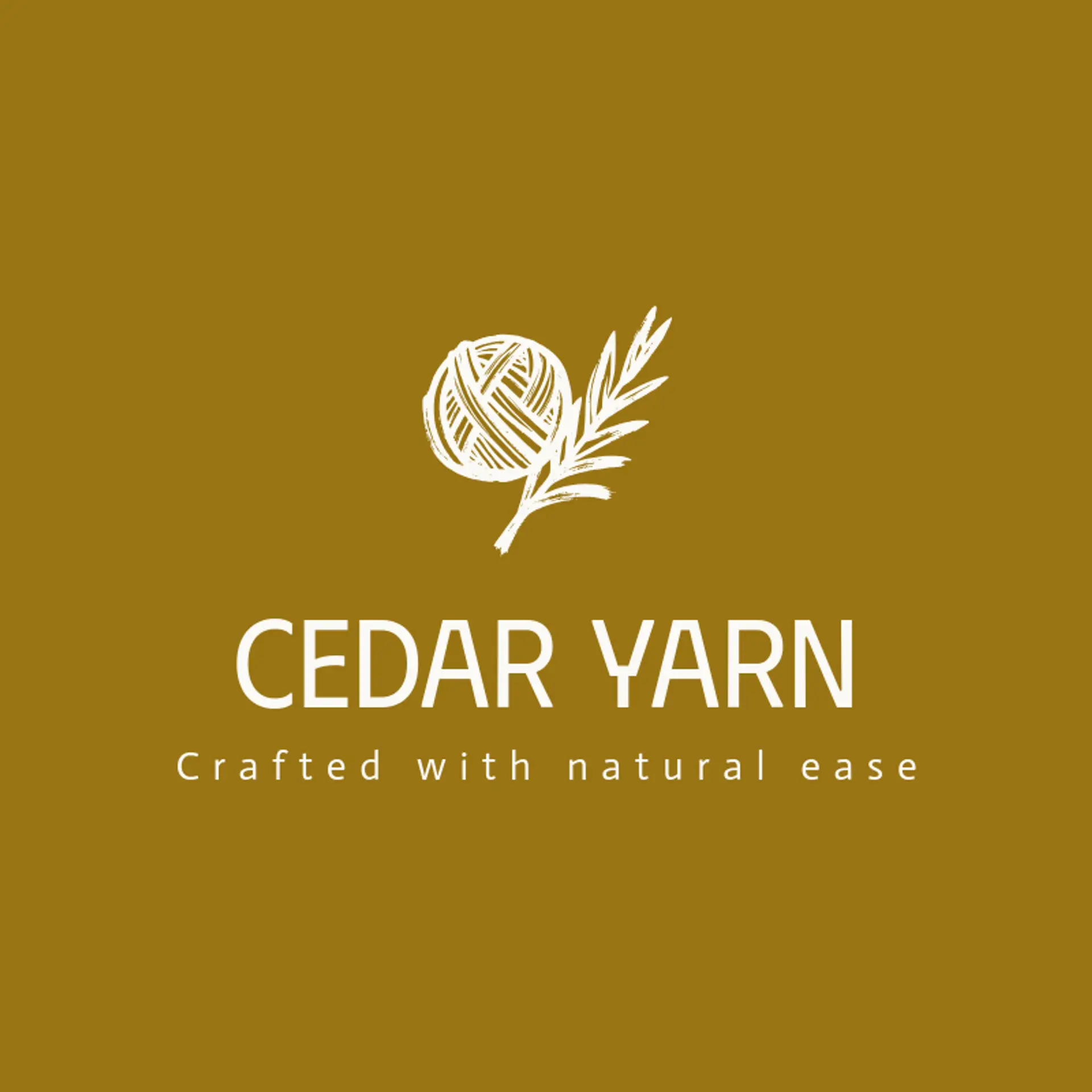 Cedar Yarn logo for crochet