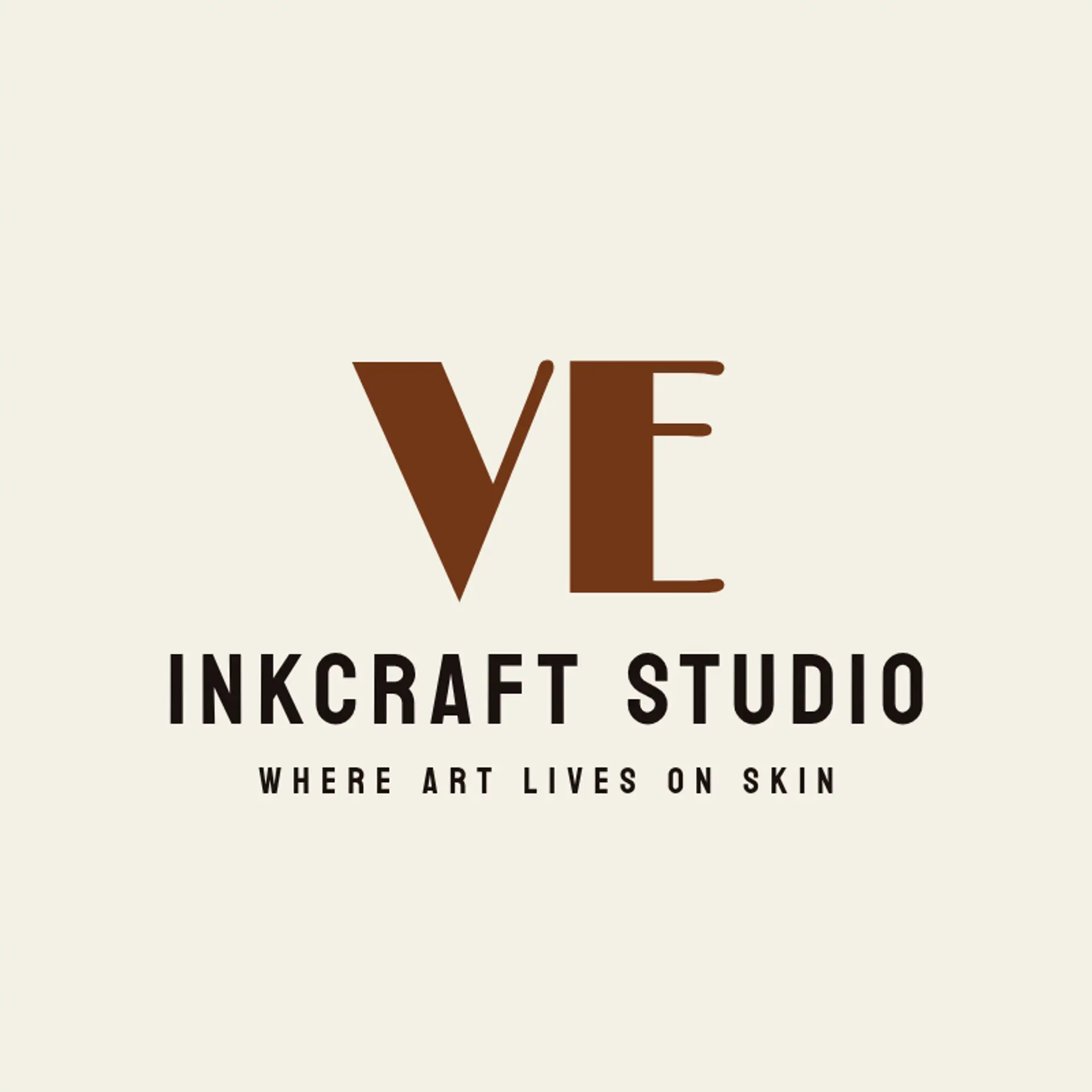 InkCraft Studio logo for tattoo studio