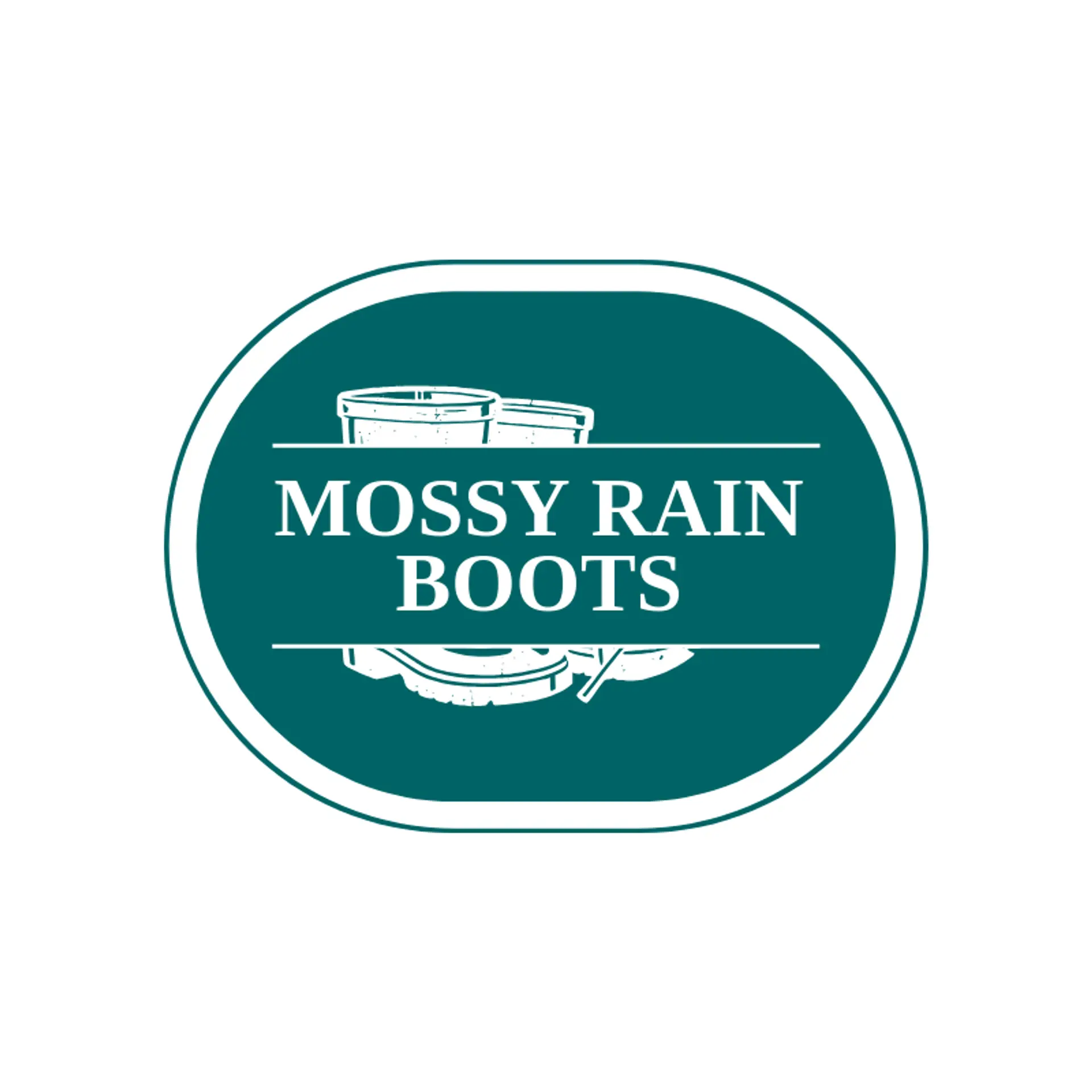 Mossy Rain Boots logo for rain