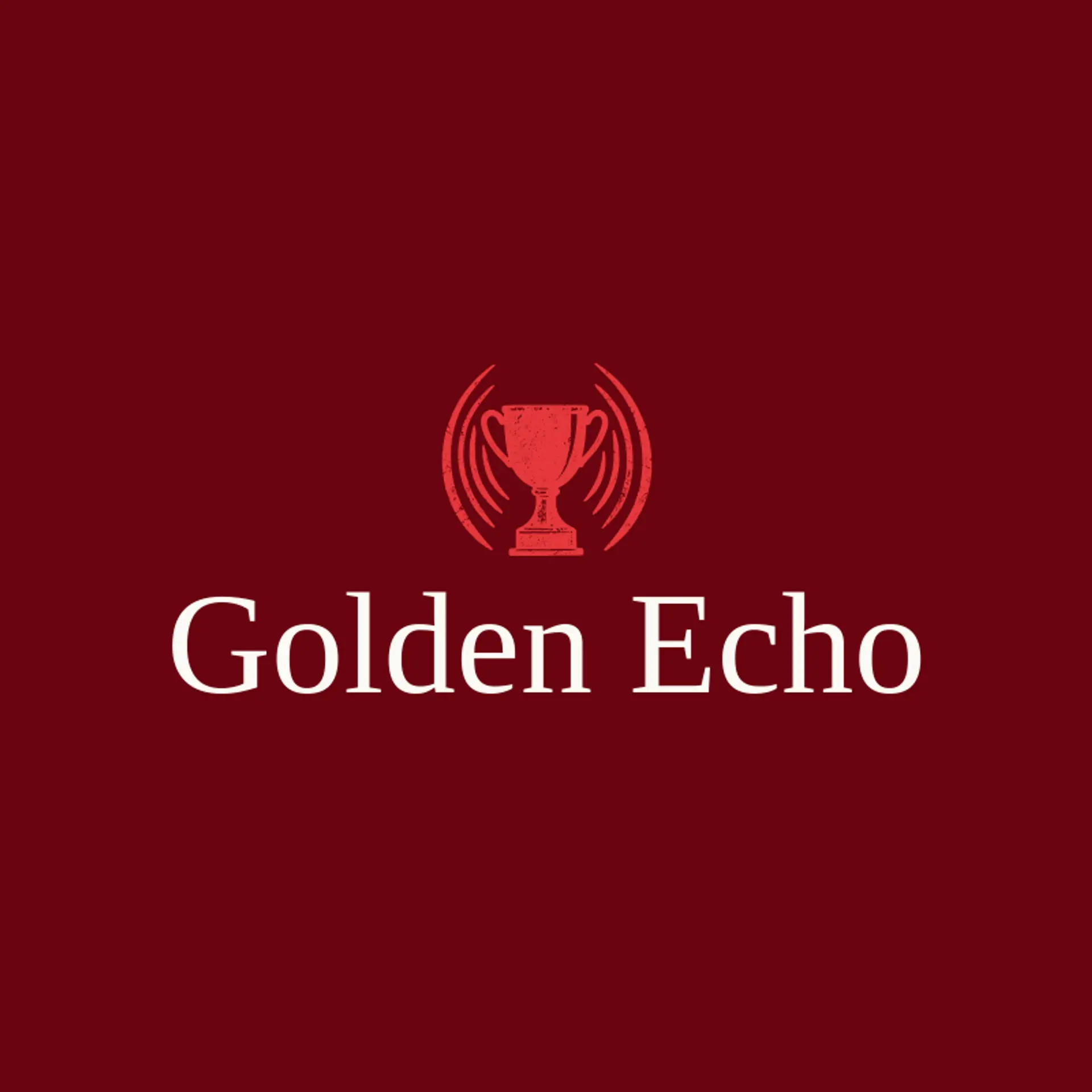 Golden Echo logo for trophy