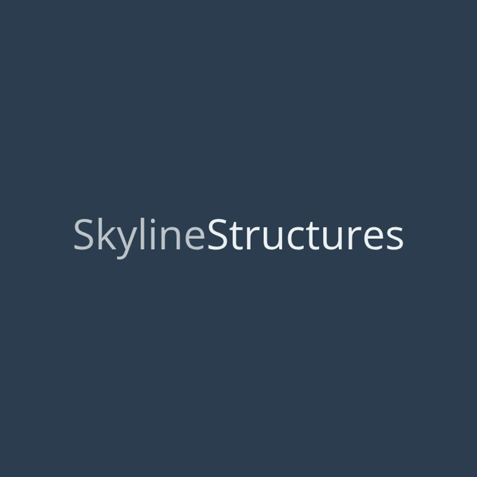 Skyline Structures logo for construction house
