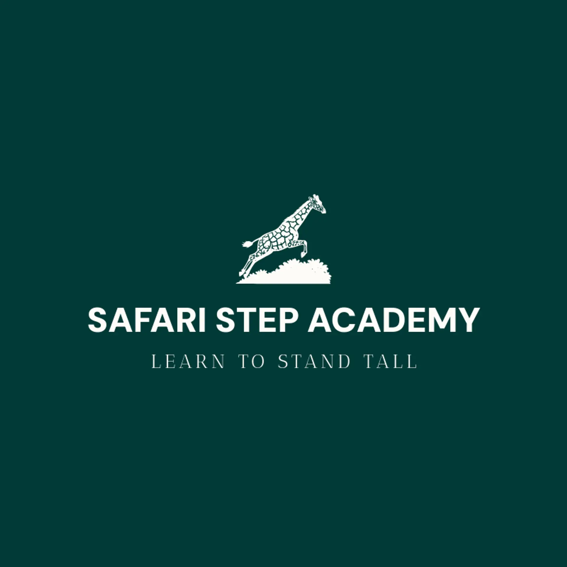 Safari Step Academy logo for giraffe