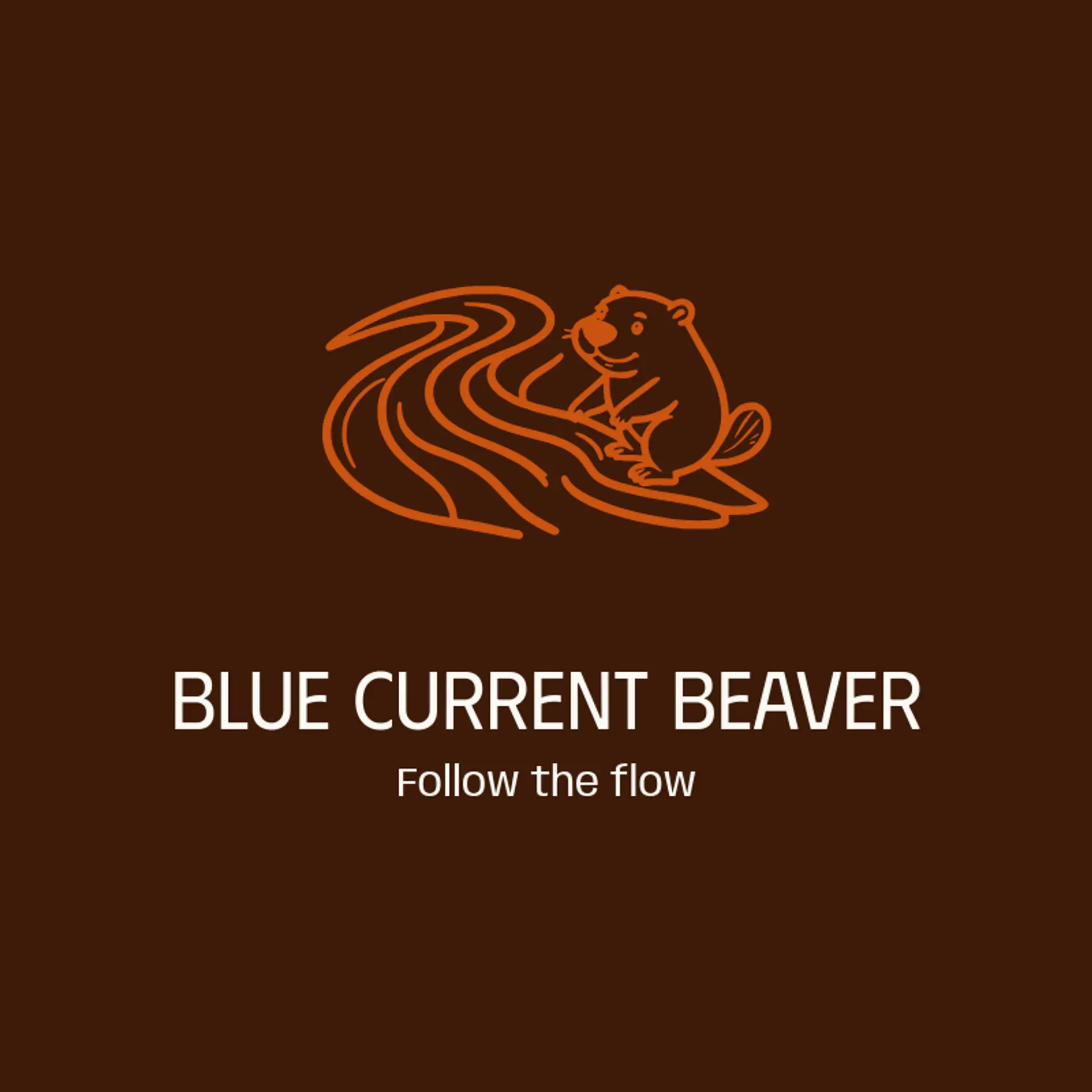 Blue Current Beaver logo for beaver