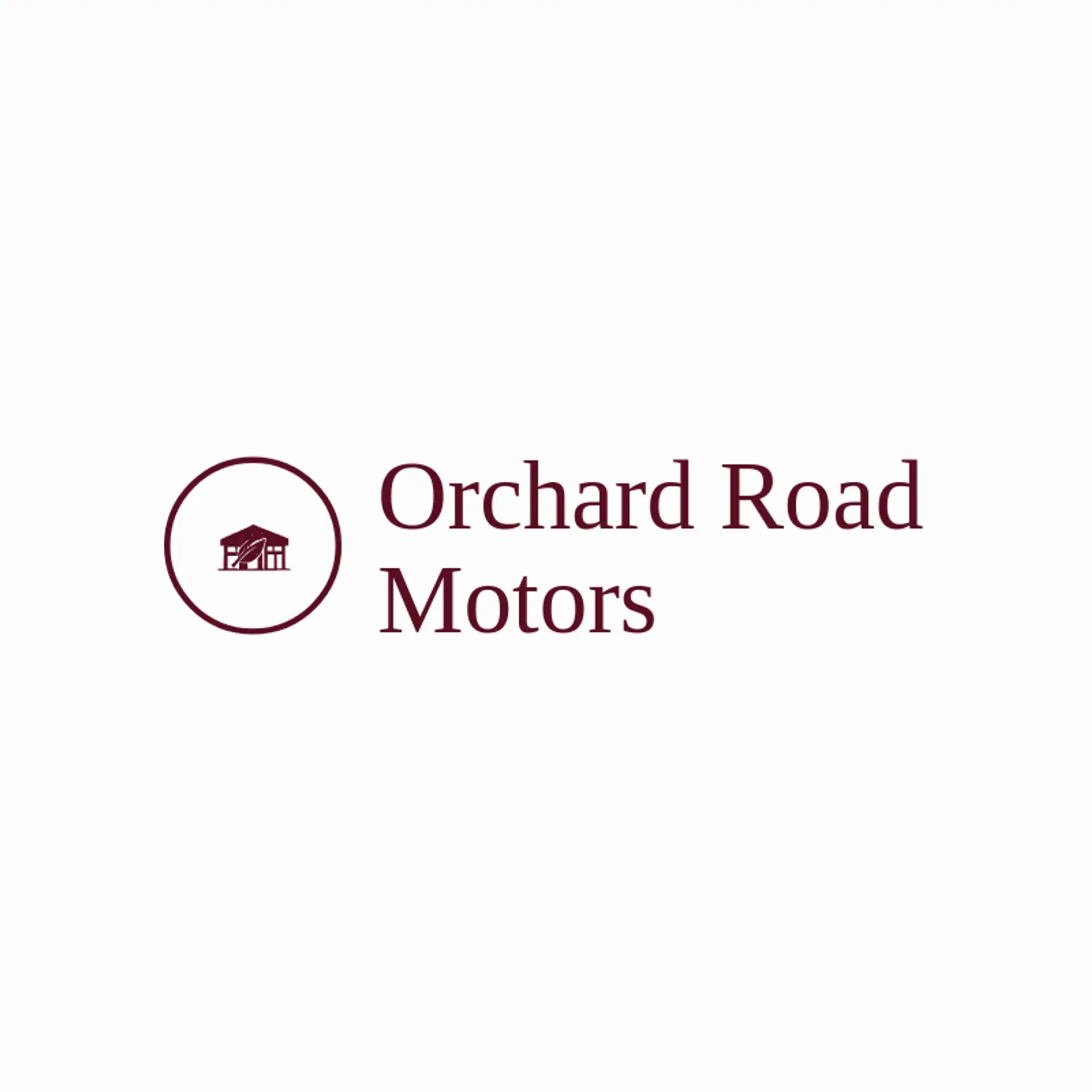 Orchard Road Motors logo for car dealership