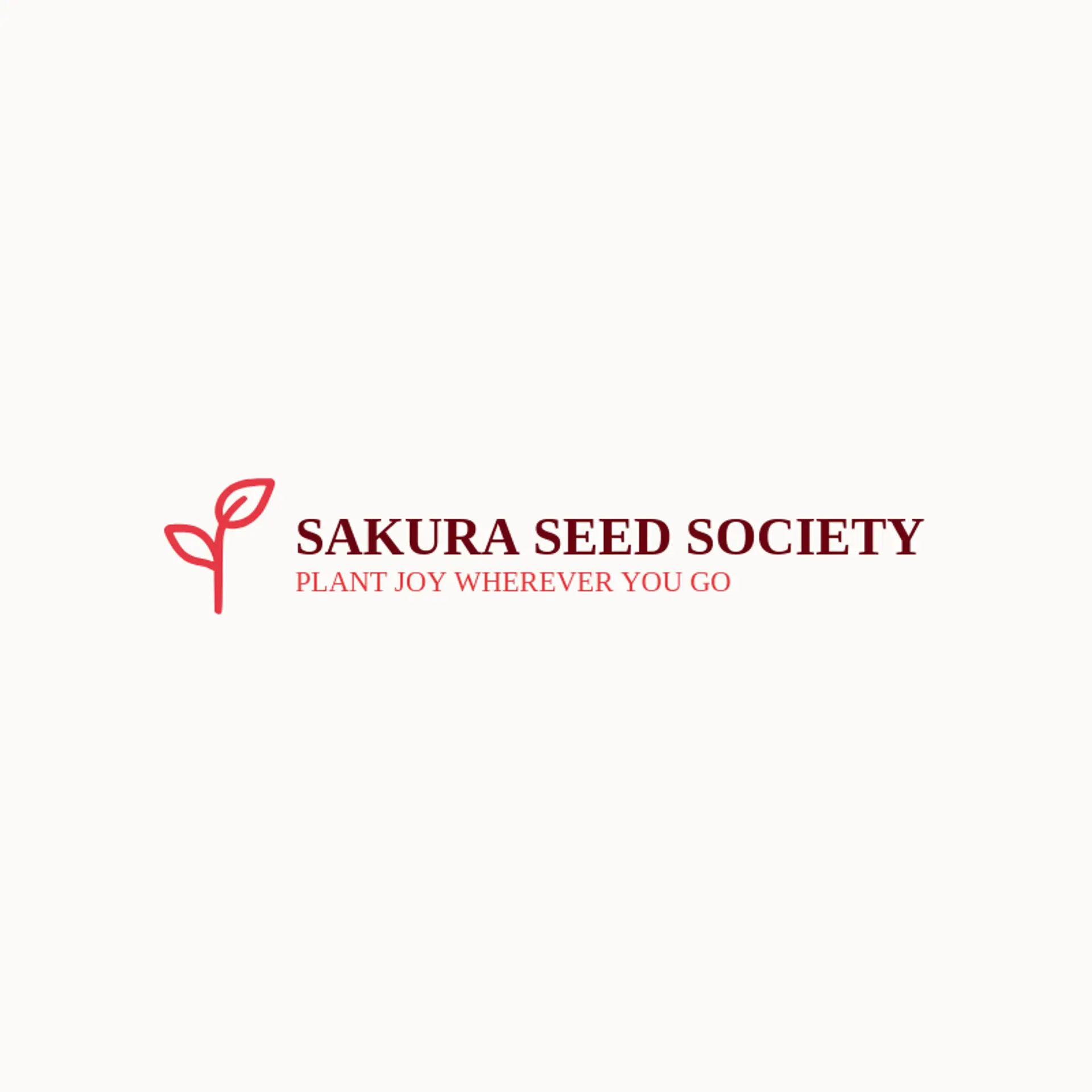 Sakura Seed Society logo for sakura