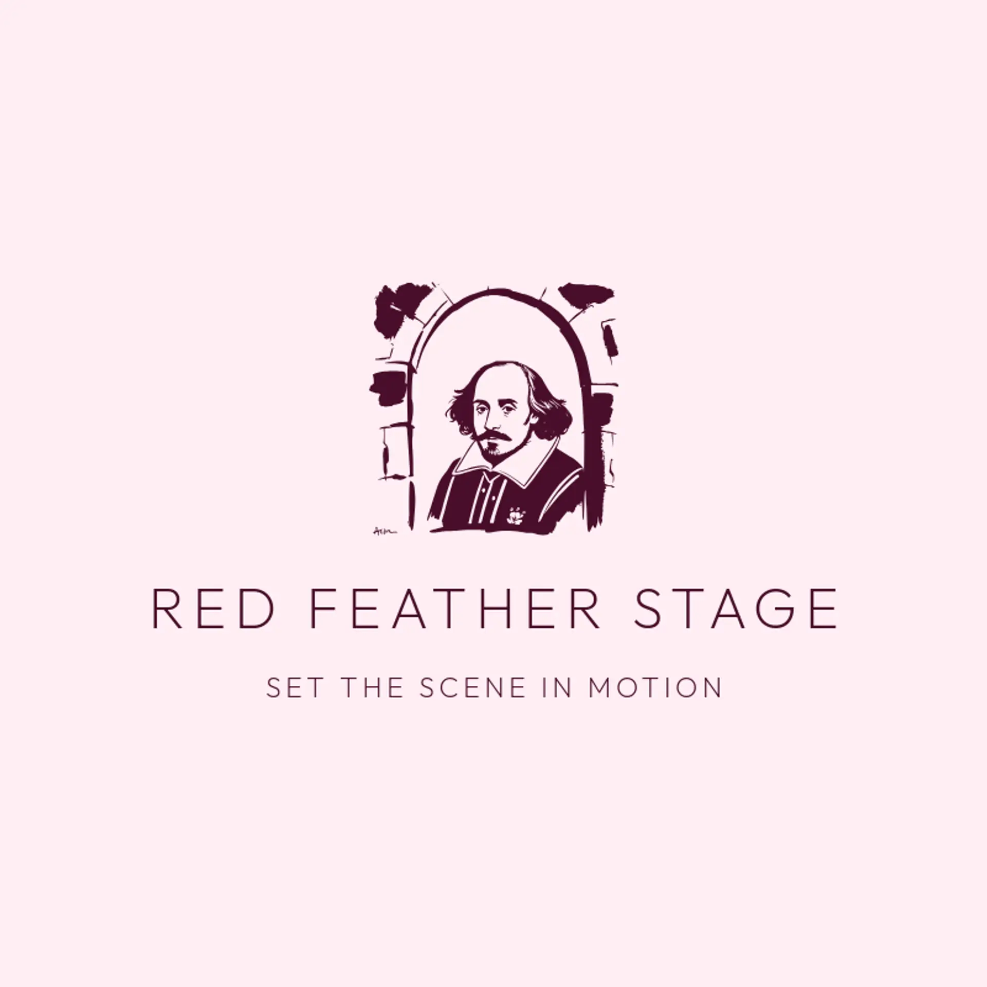 Red Feather Stage logo for playwright