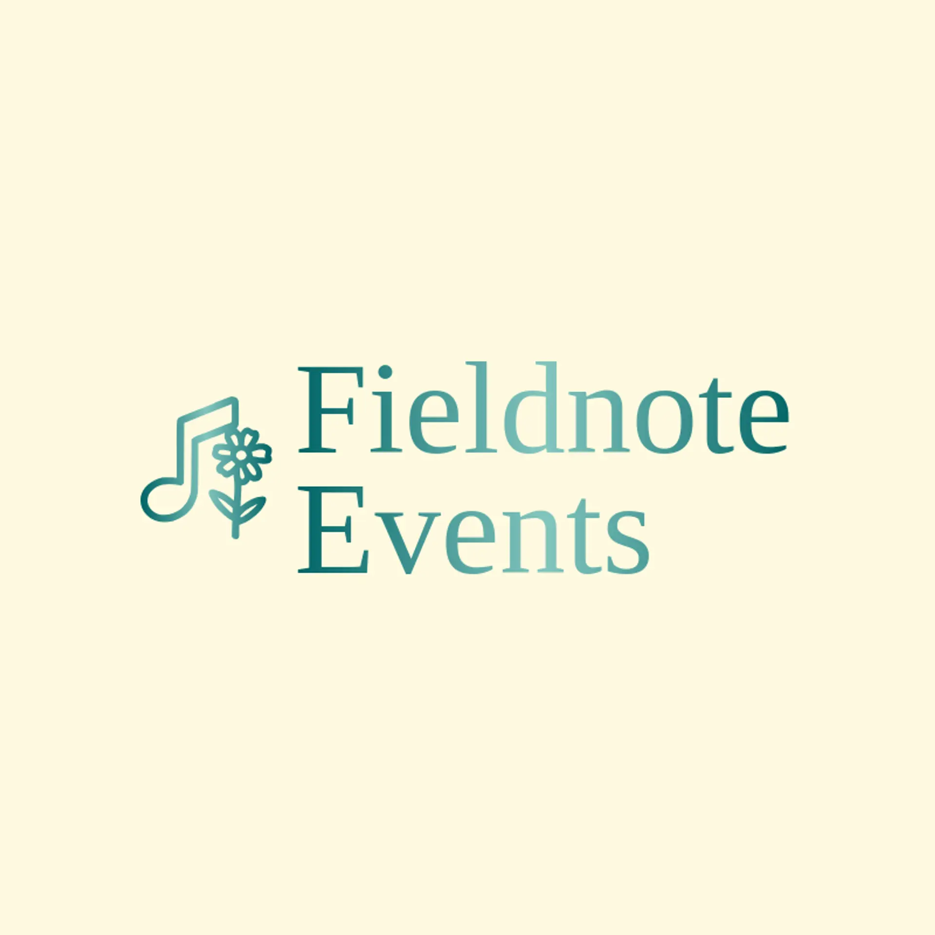 Fieldnote Events logo for concert