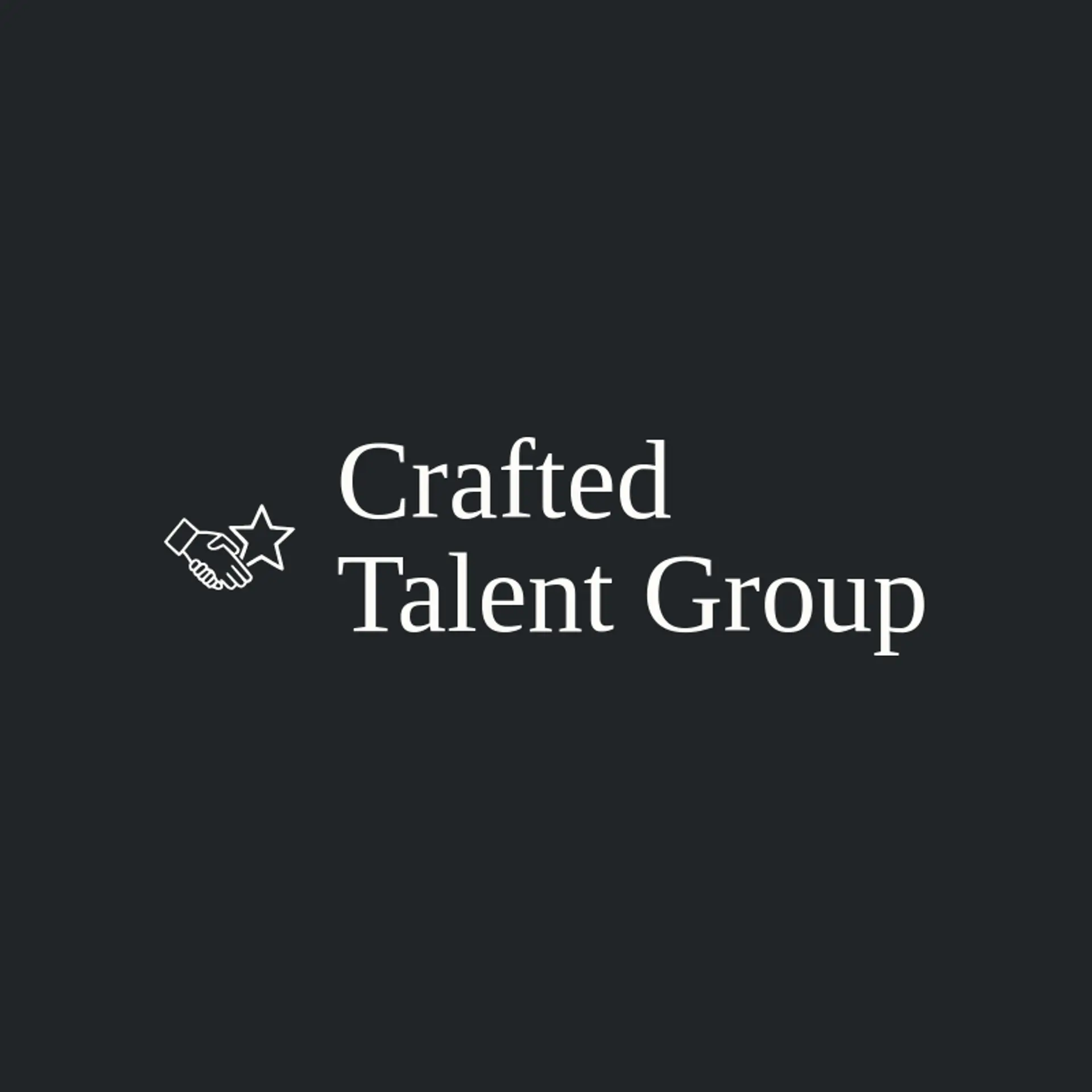 Crafted Talent Group logo for human resources