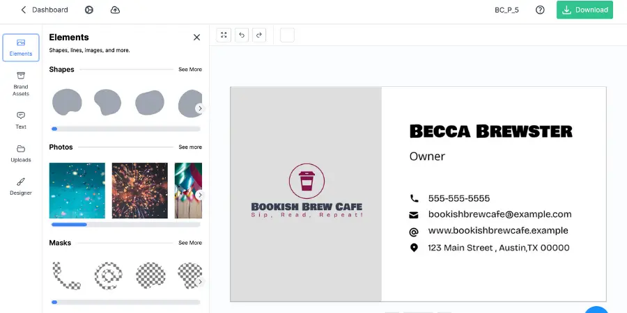 how to make business cards