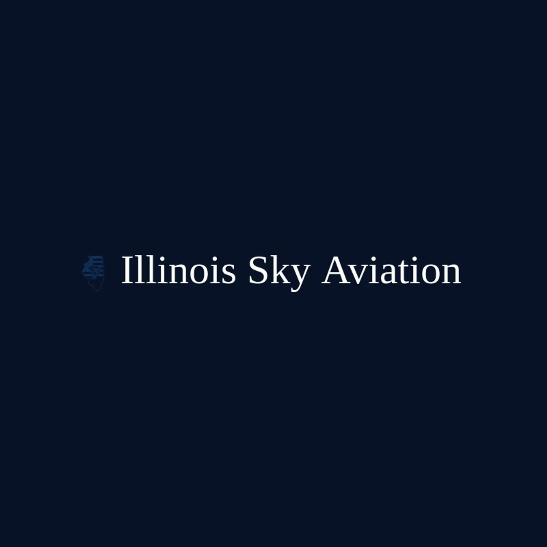 Illinois Sky Aviation logo for illinois