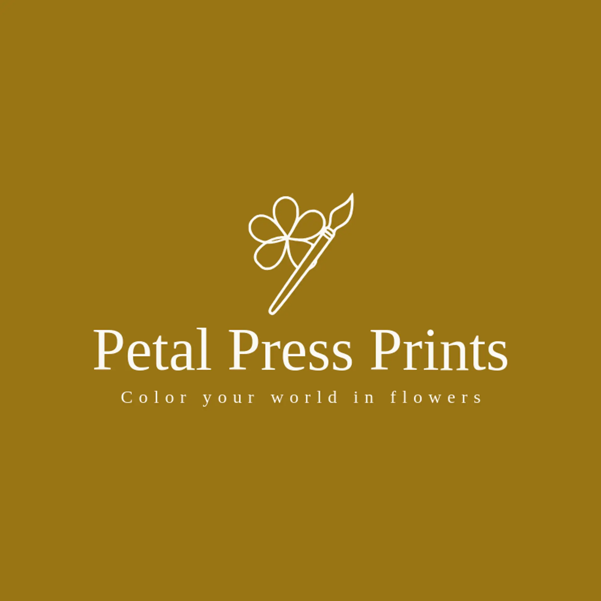 Petal Press Prints logo for blossom