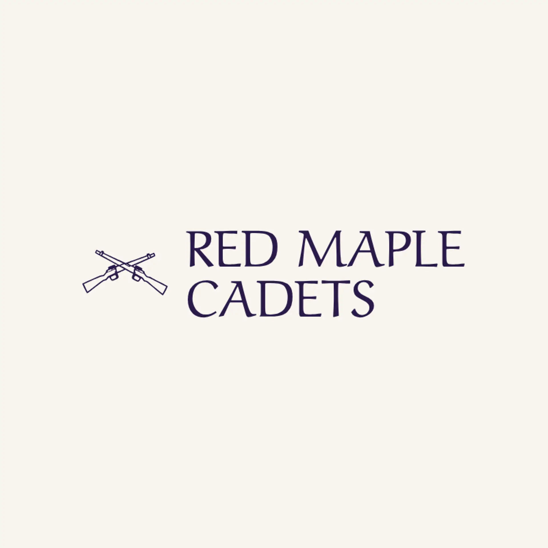 Red Maple Cadets logo for infantry