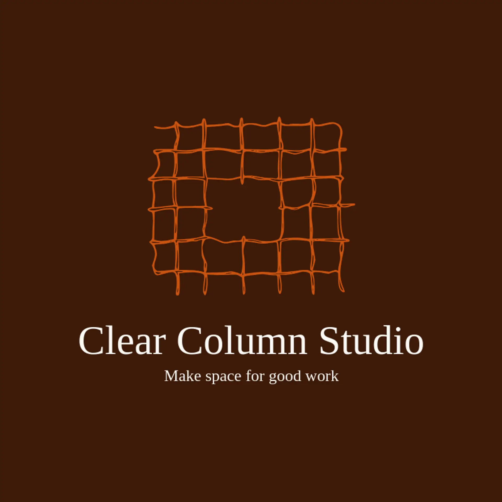 Clear Column Studio logo for grid