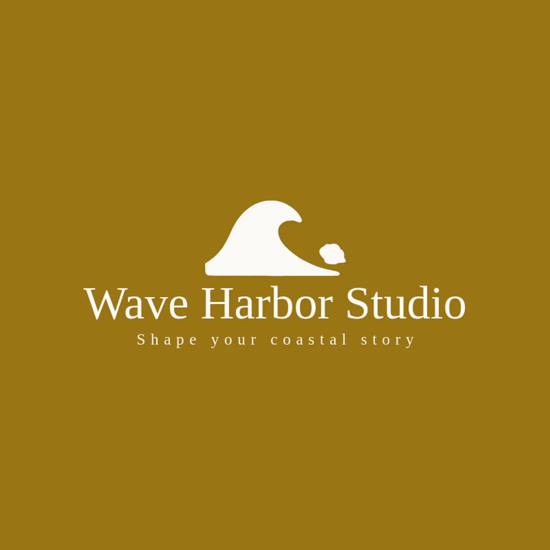 Wave Harbor Studio logo for ocean