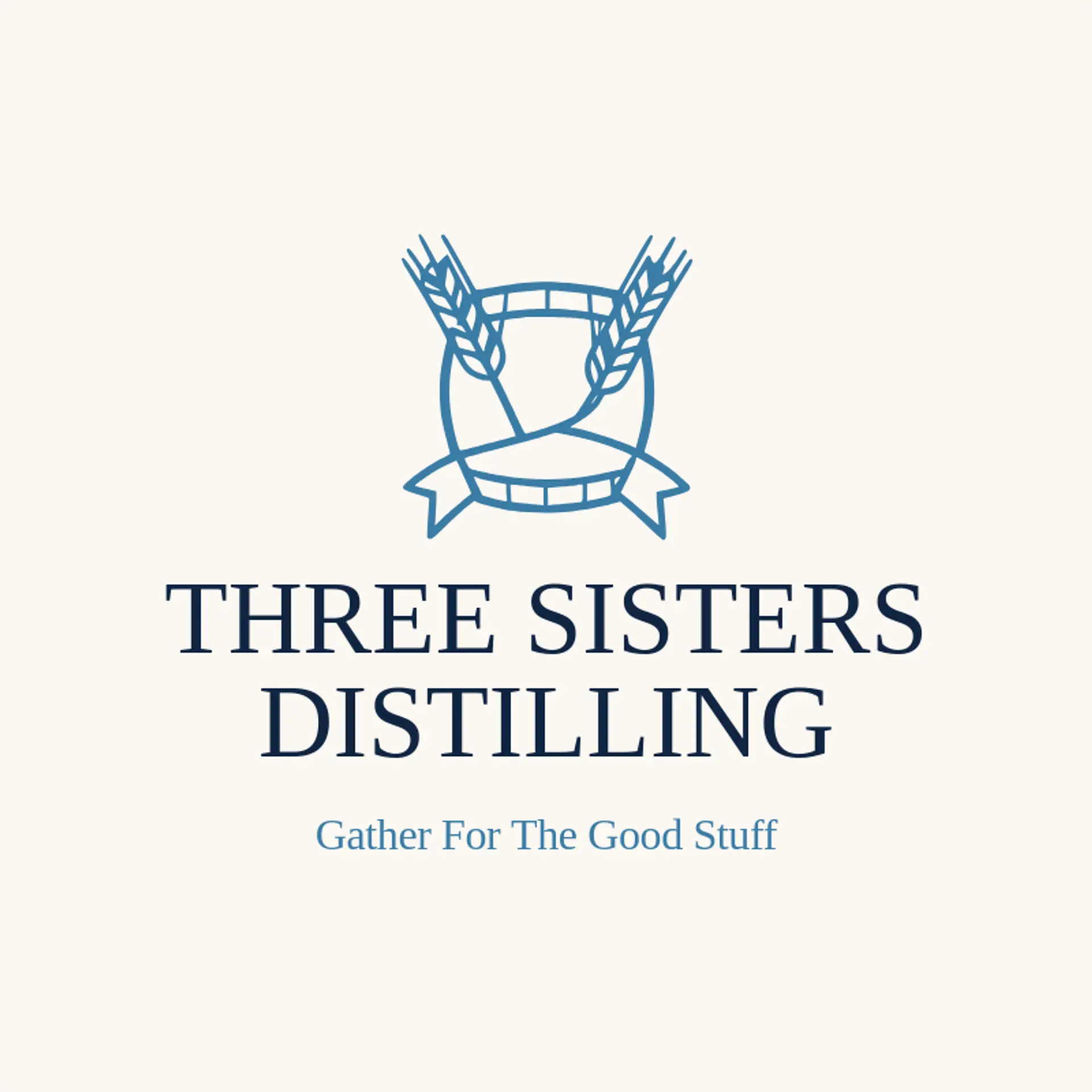 Three Sisters Distilling logo for bourbon