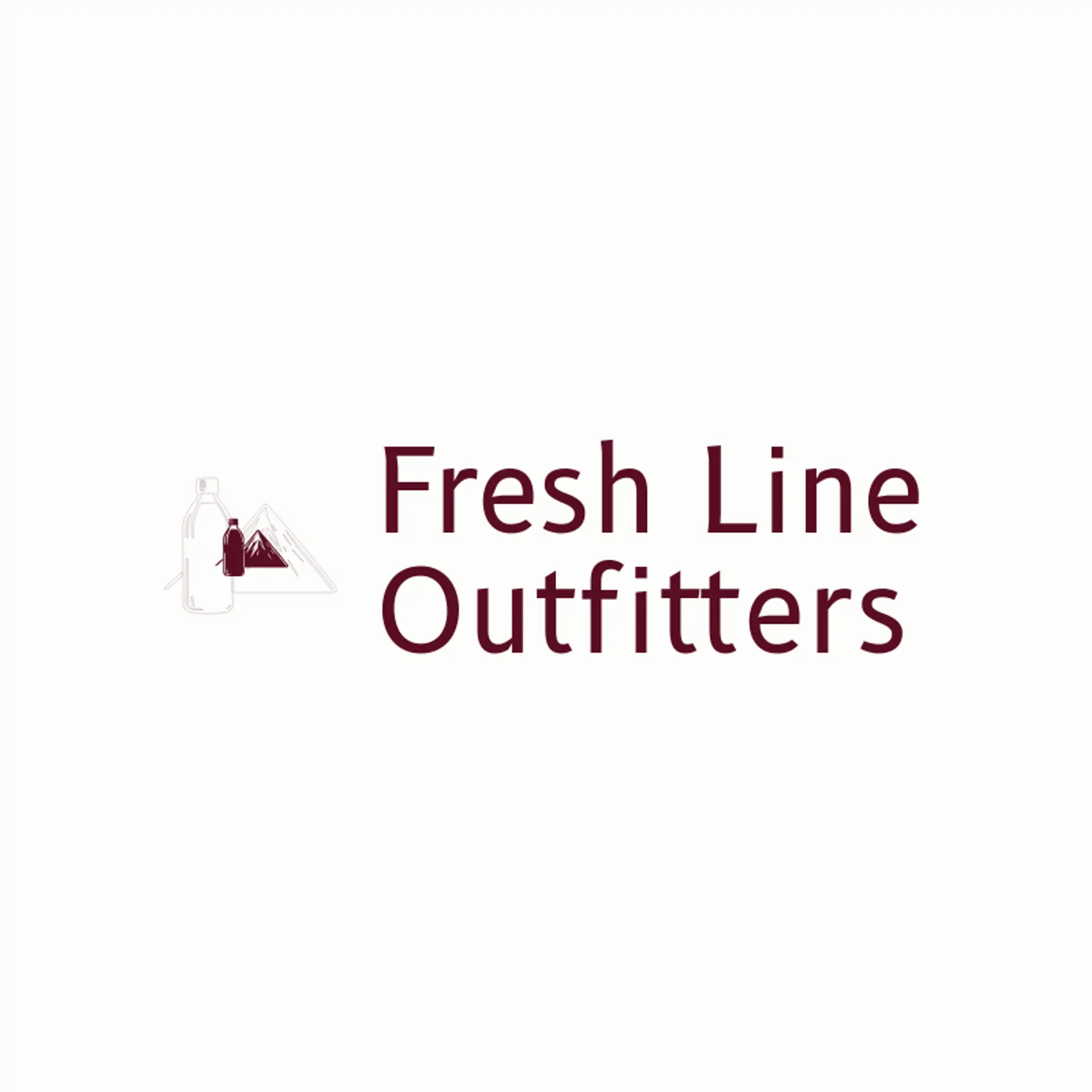 Fresh Line Outfitters logo for water bottle