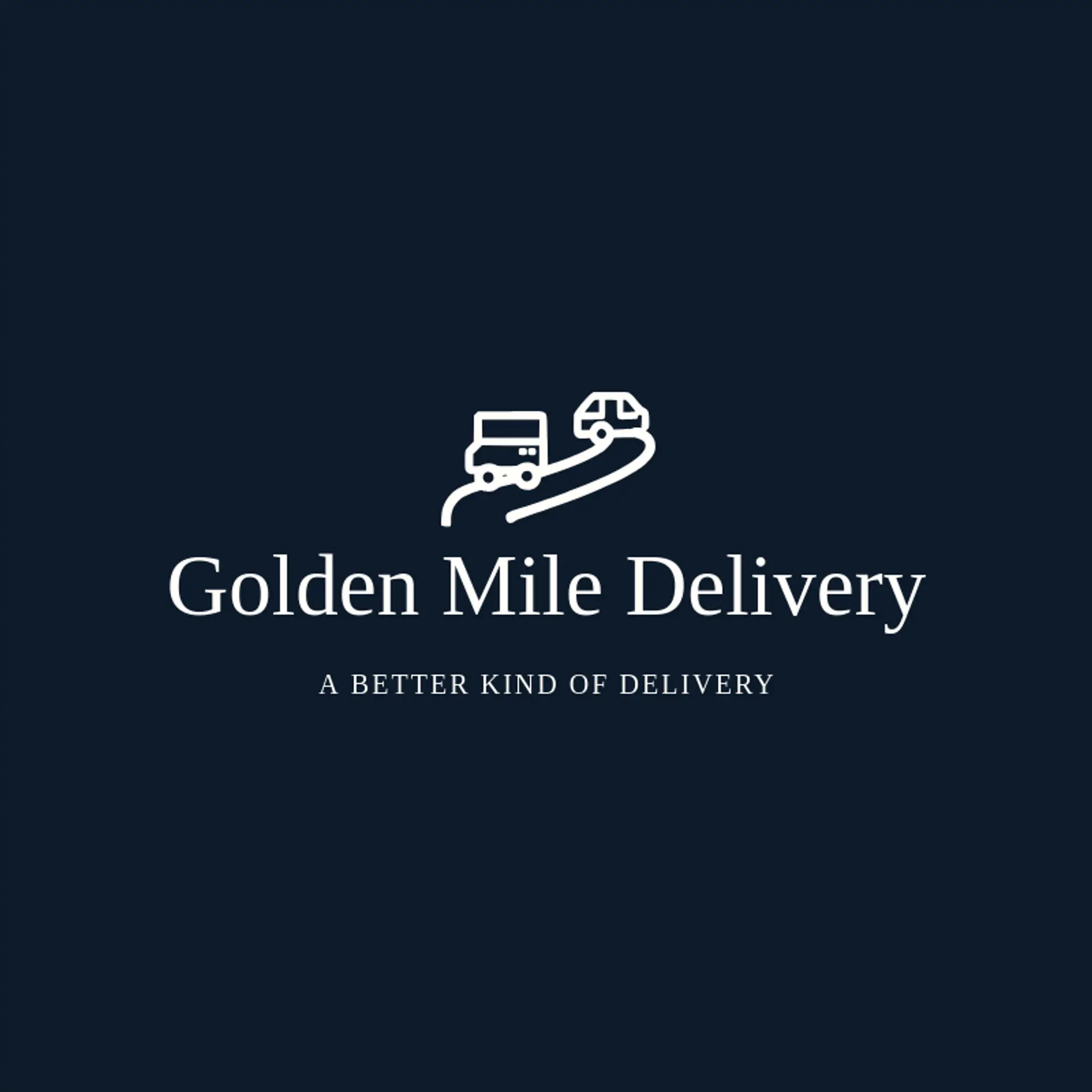 Golden Mile Delivery logo for fleet