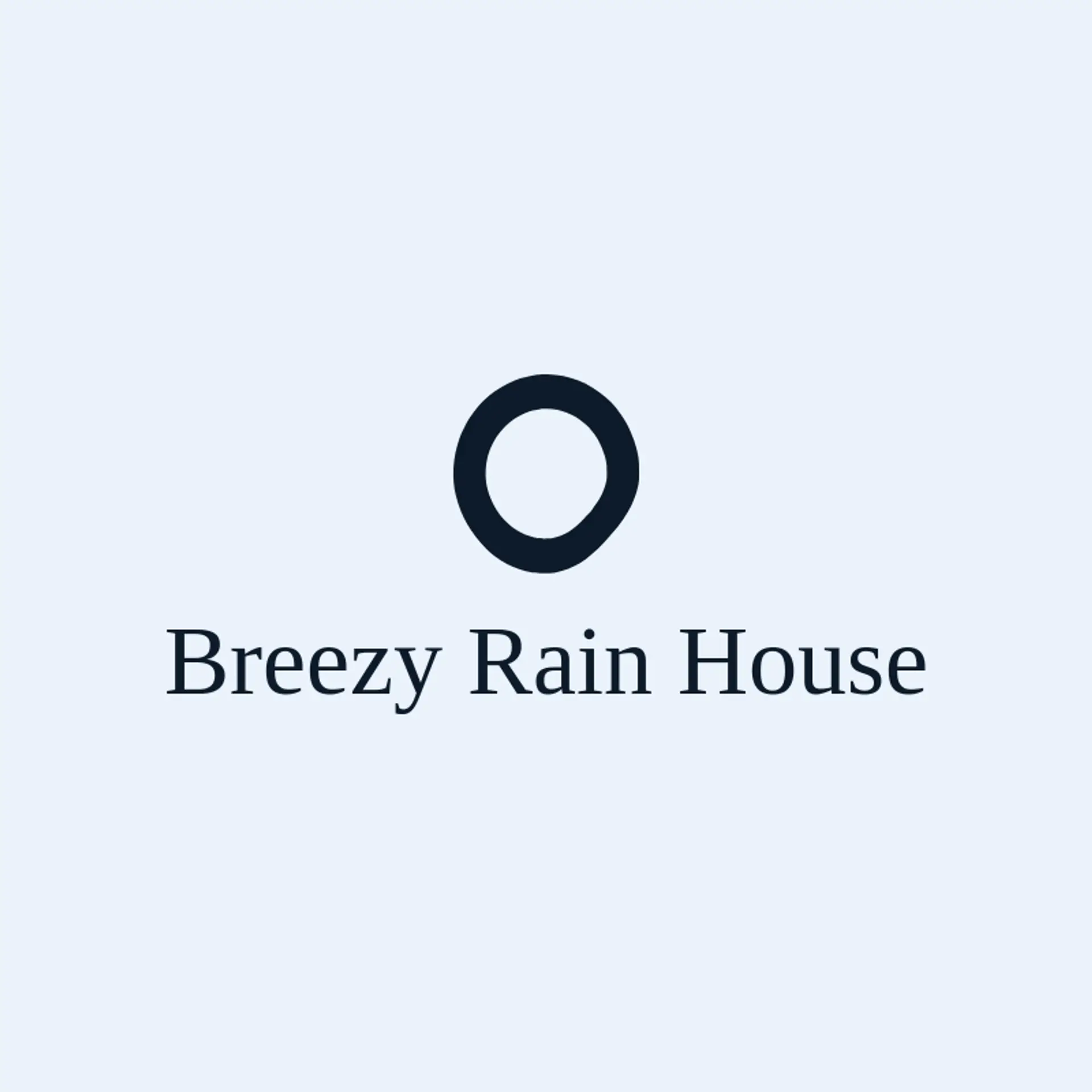 Breezy Rain House logo for rain