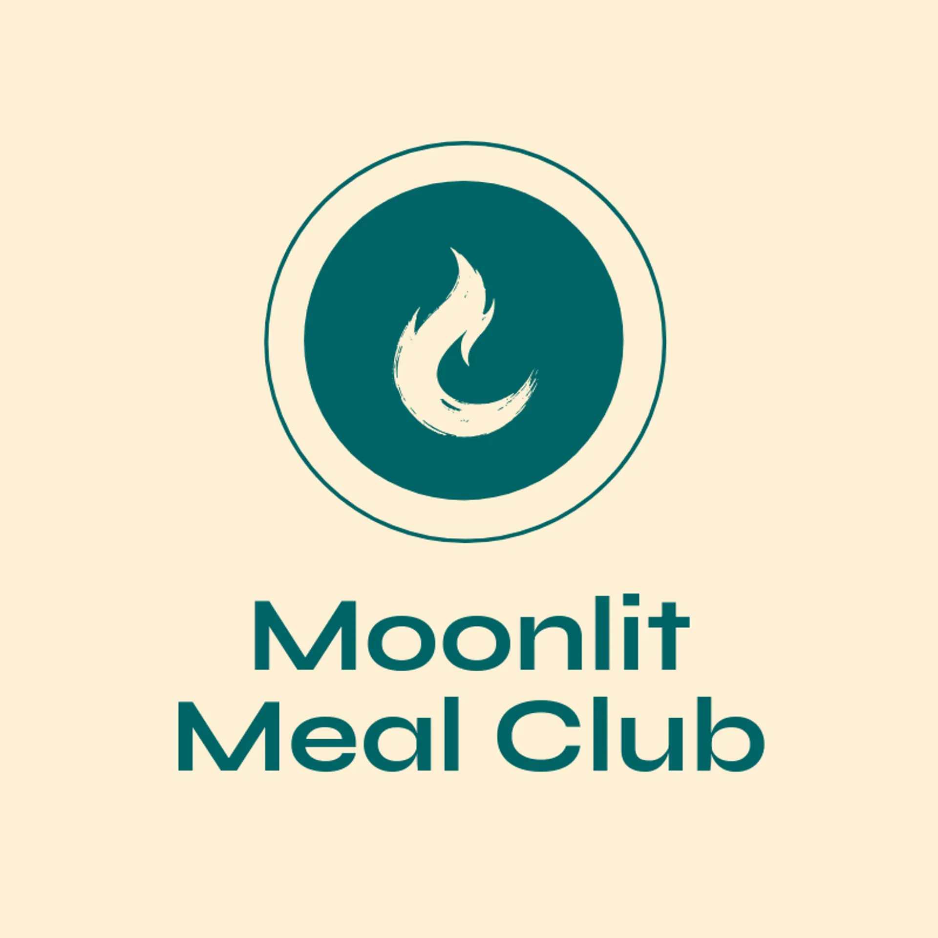 Moonlit Meal Club logo for cloud kitchen
