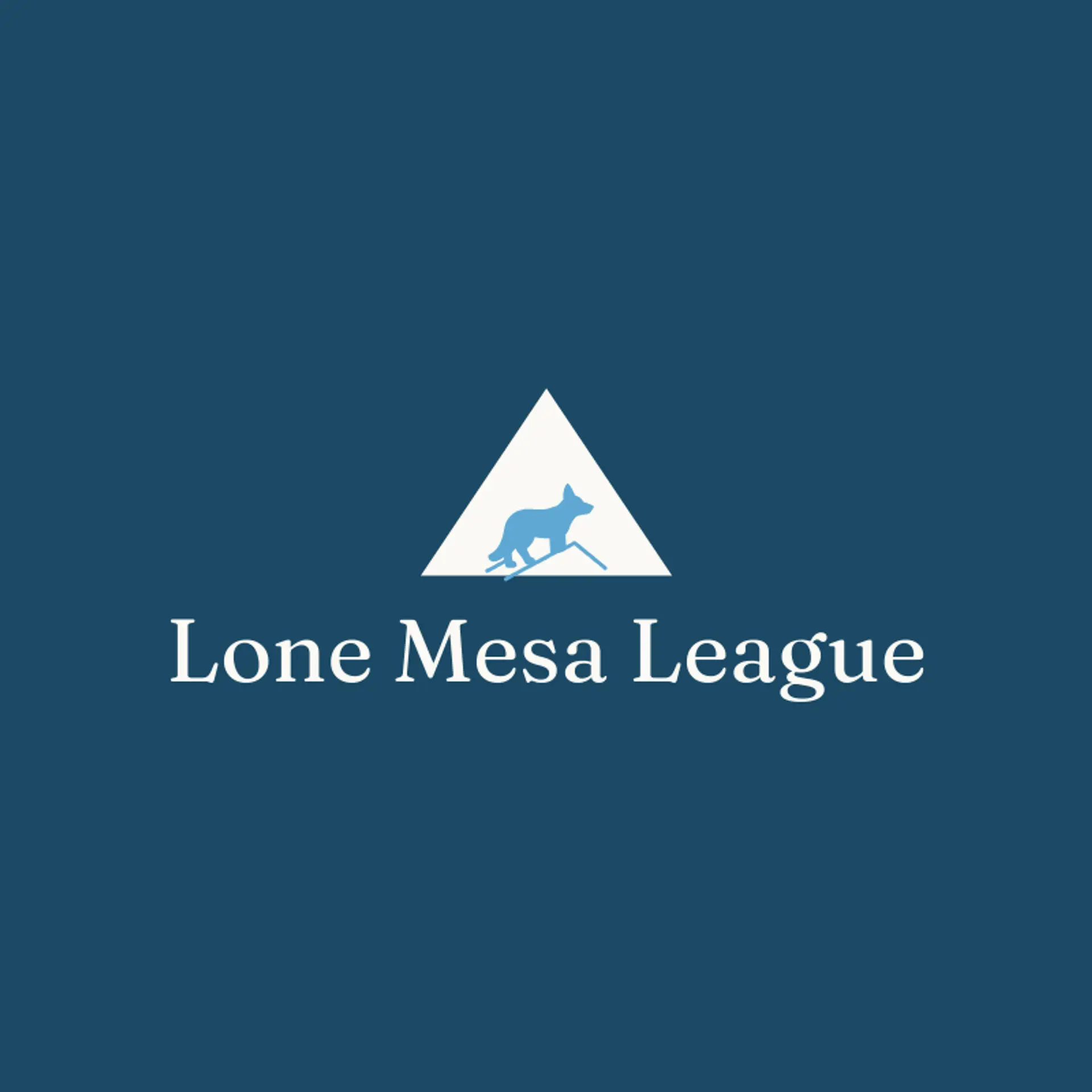 Lone Mesa League logo for coyote