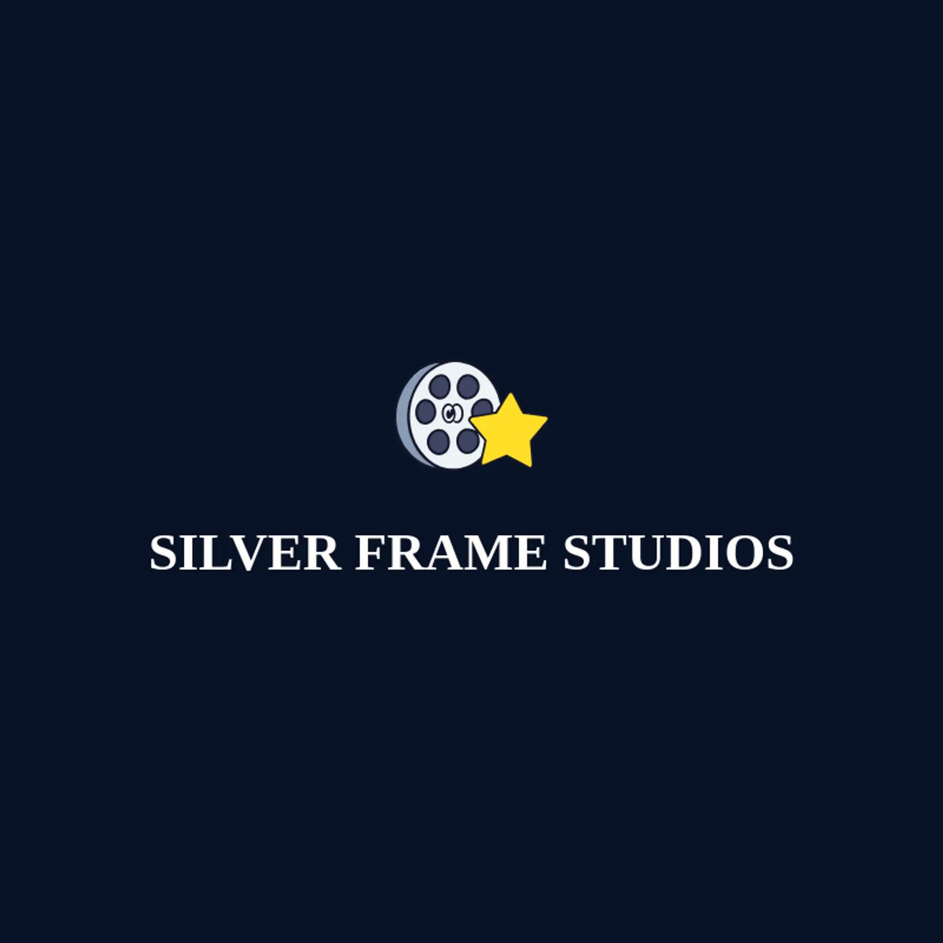 Silver Frame Studios logo for film