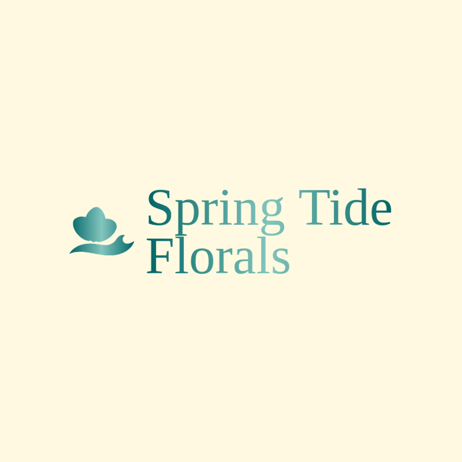 Spring Tide Florals logo for blossom