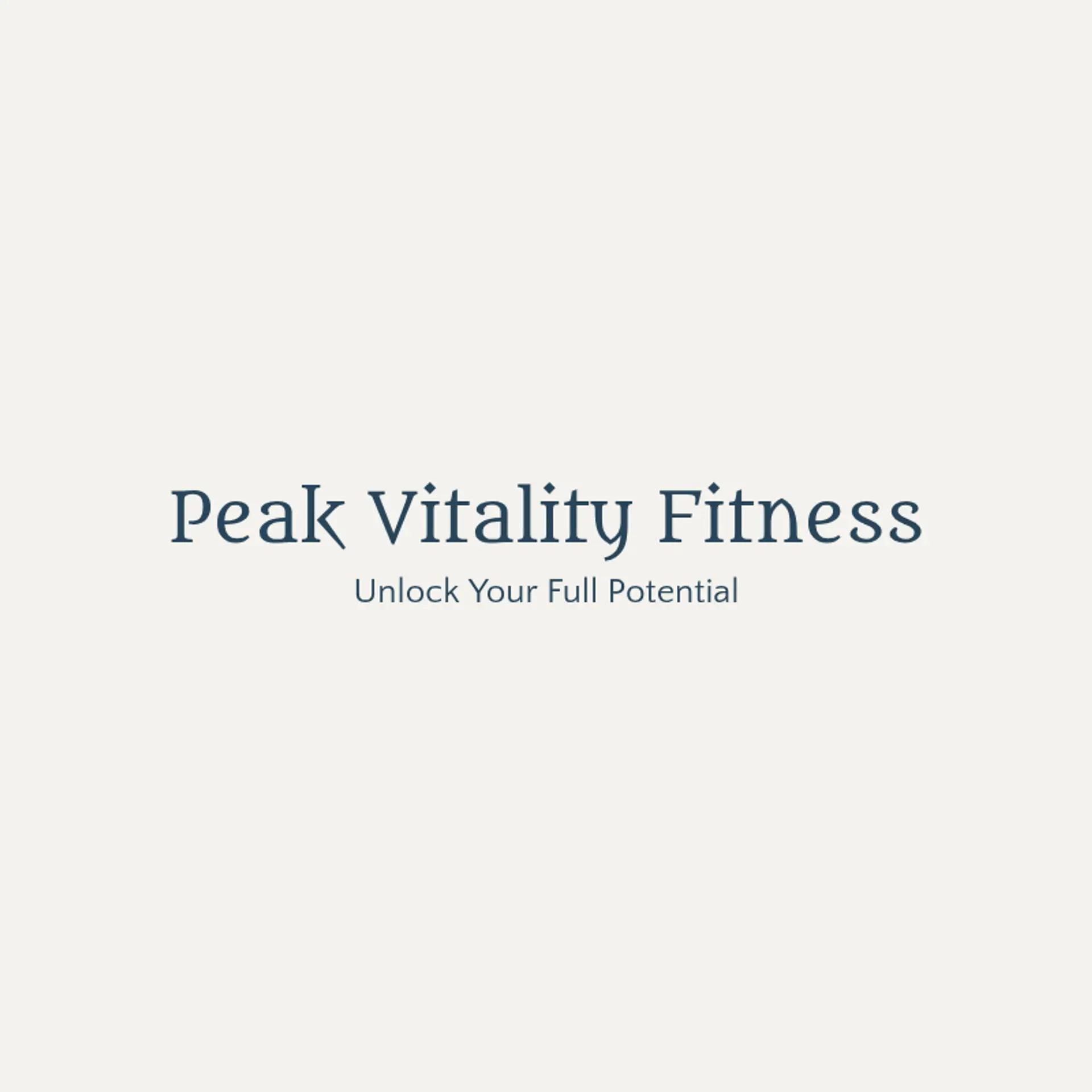 Peak Form Coaching logo for personal training fitness