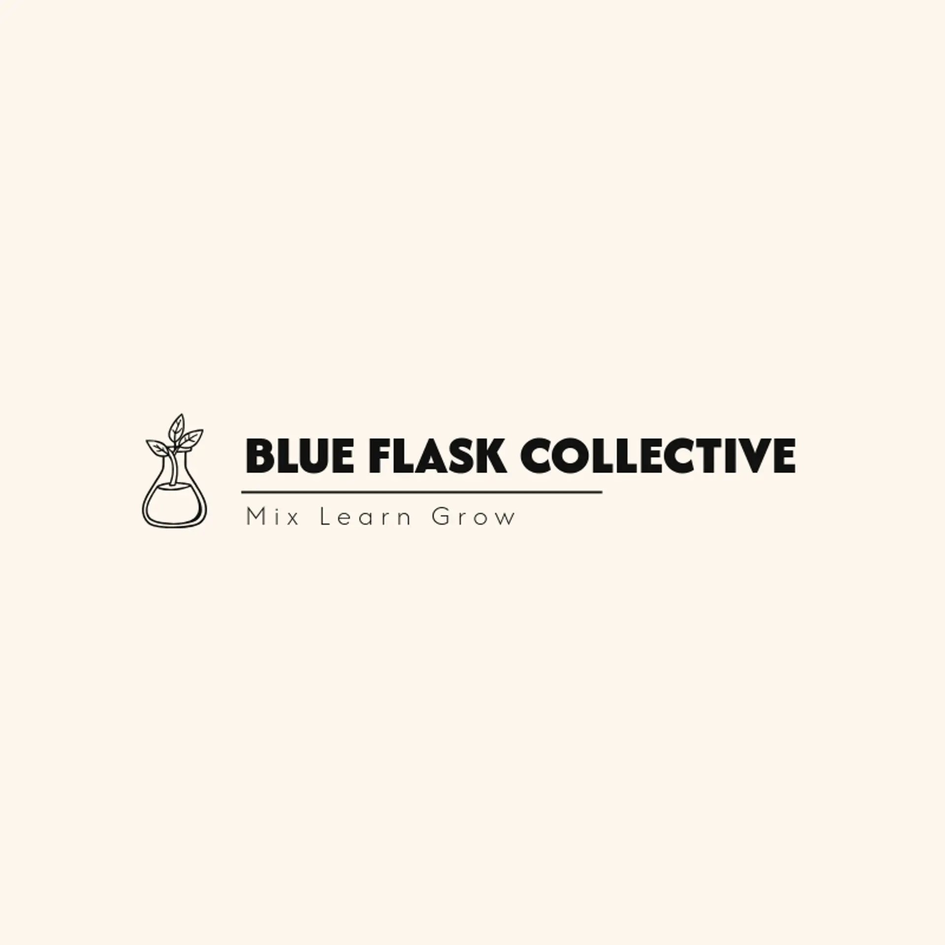 Blue Flask Collective logo for stem