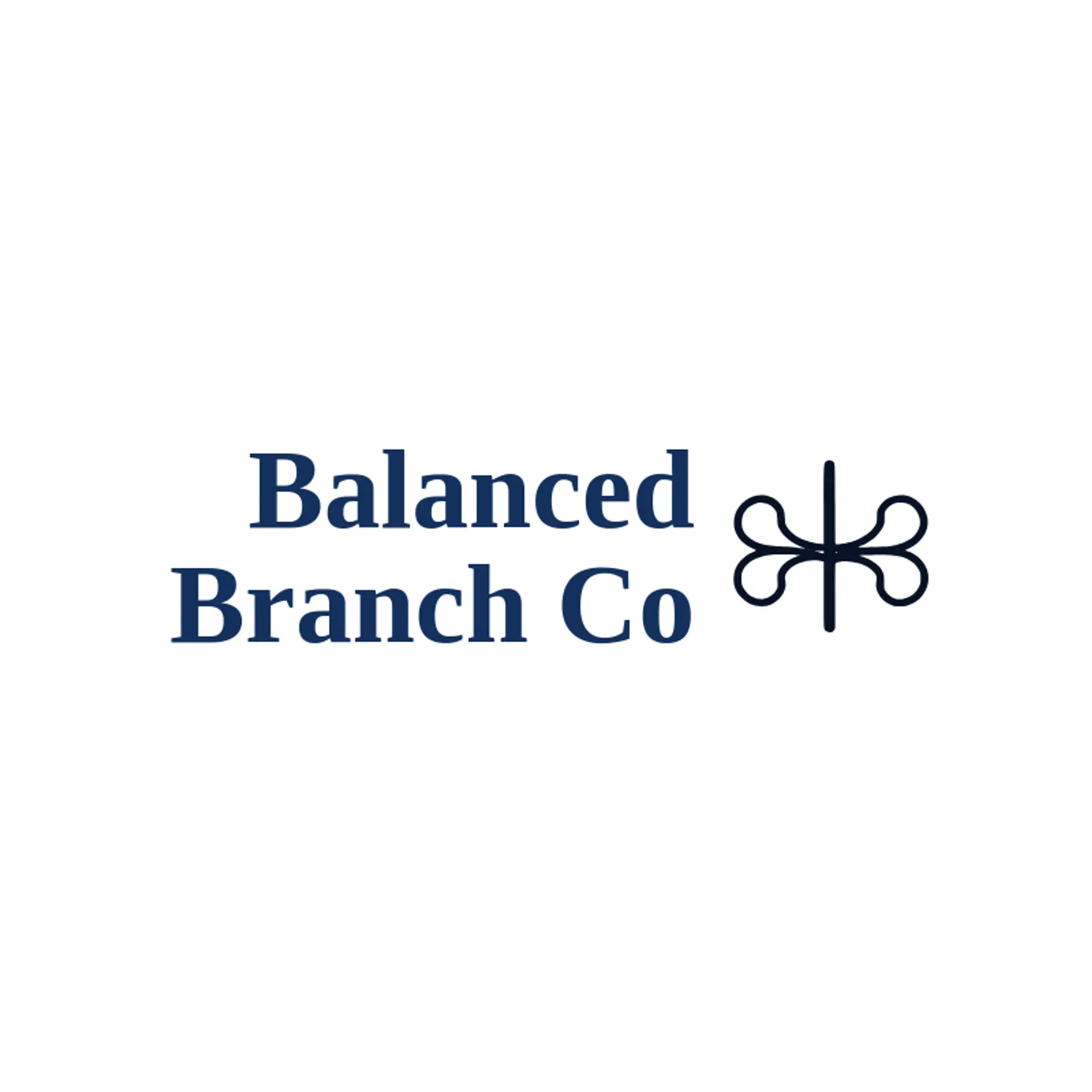 Balanced Branch Co logo for symmetry