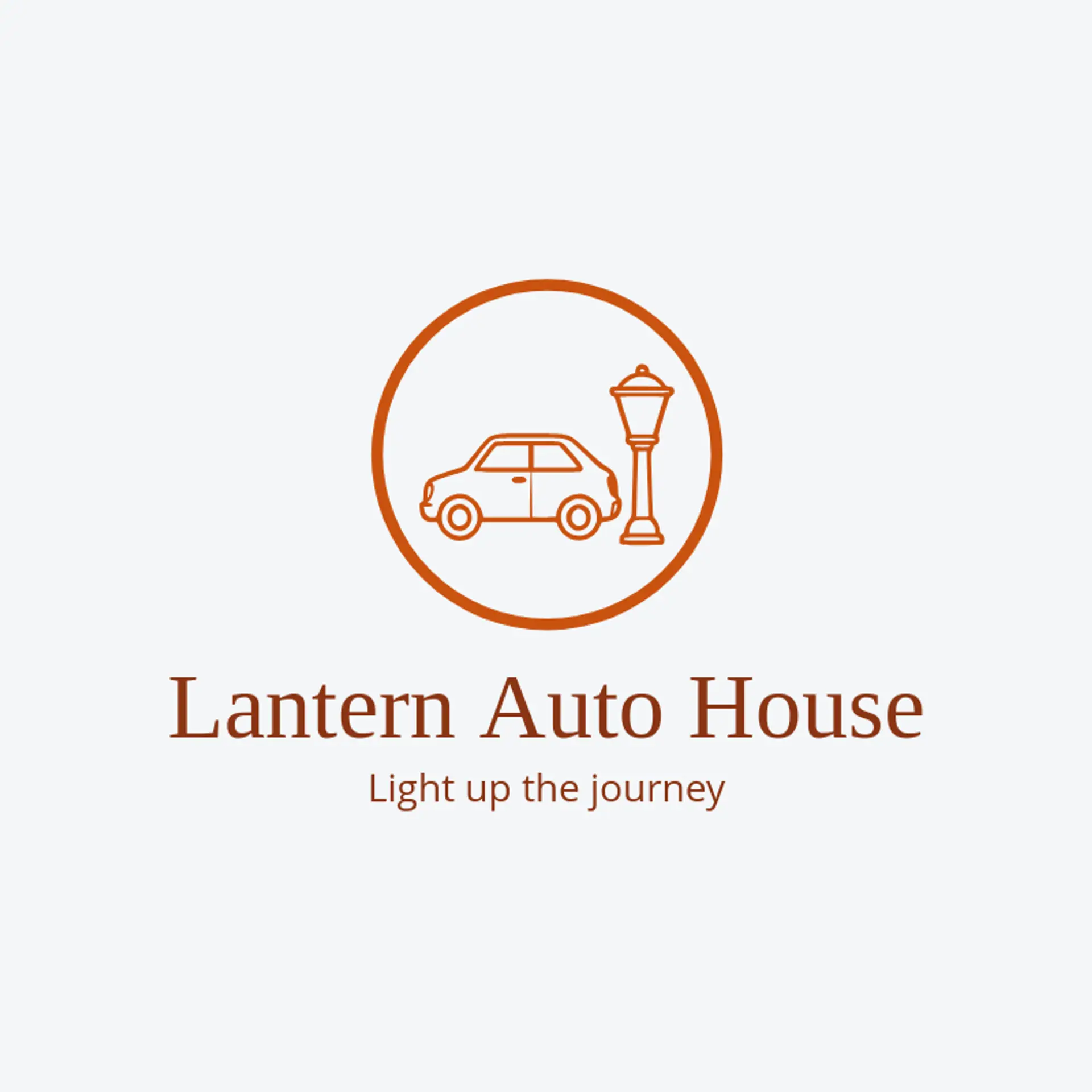 Lantern Auto House logo for automobile