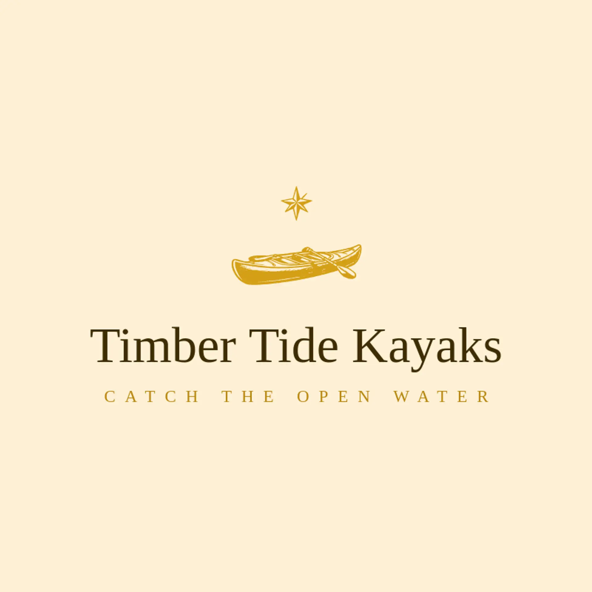 Timber Tide Kayaks logo for kayak