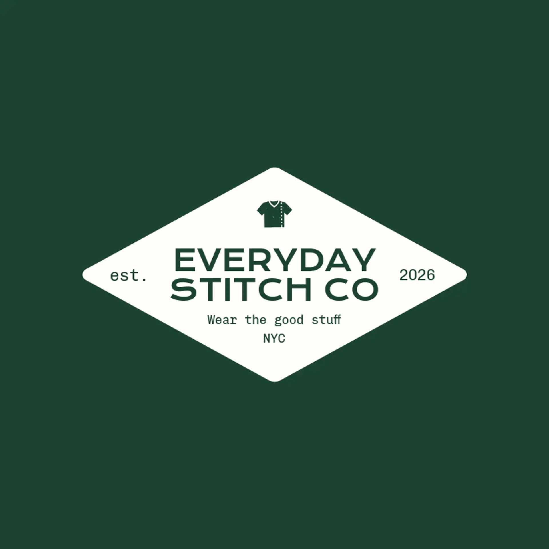 Everyday Stitch Co logo for shirt