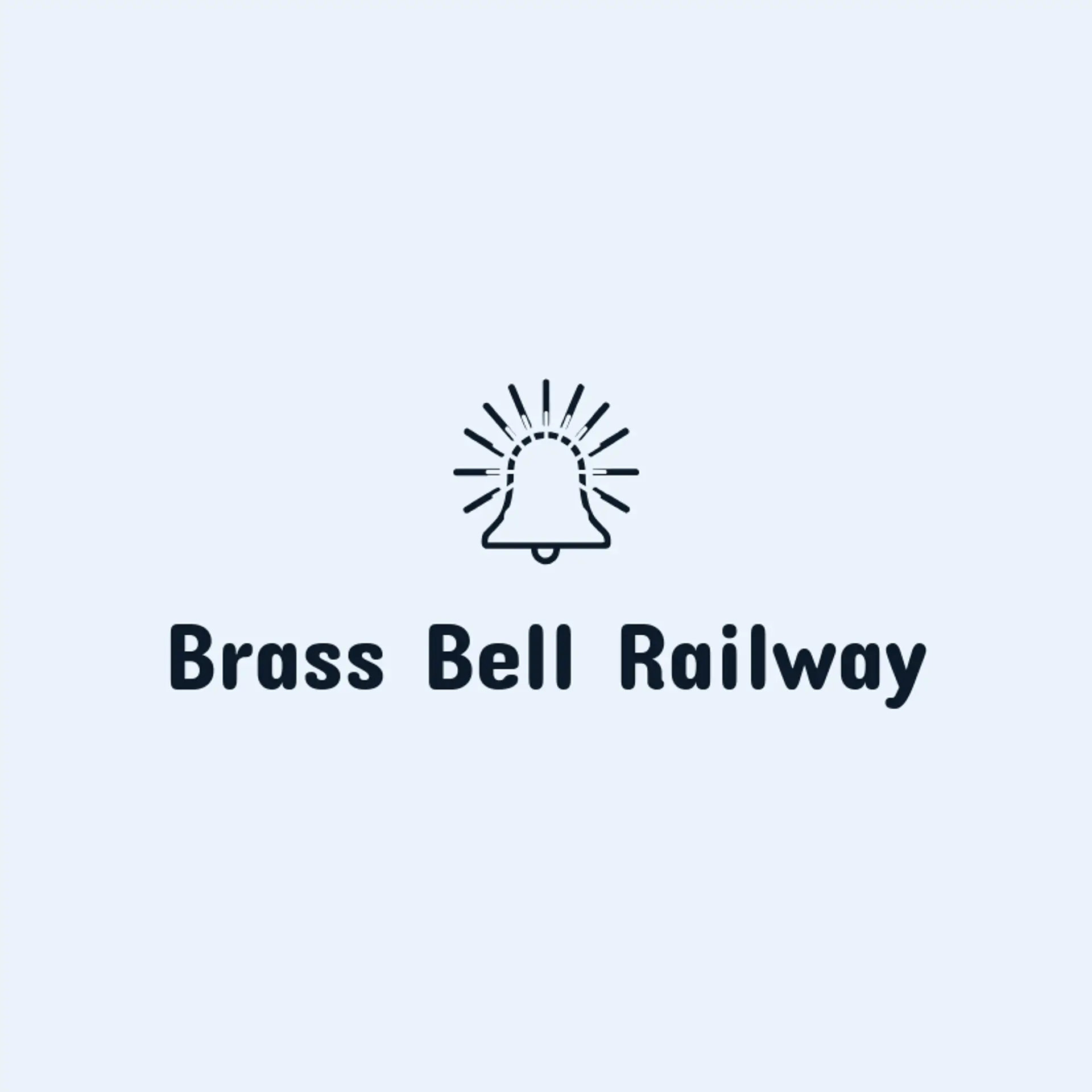 Brass Bell Railway logo for railway
