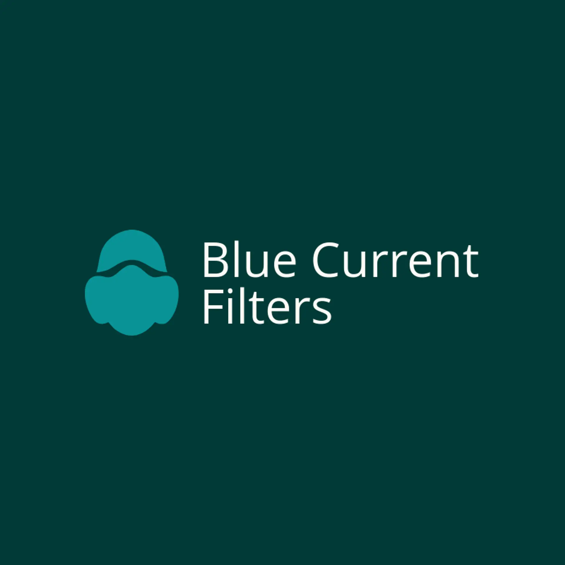 Blue Current Filters logo for gas mask