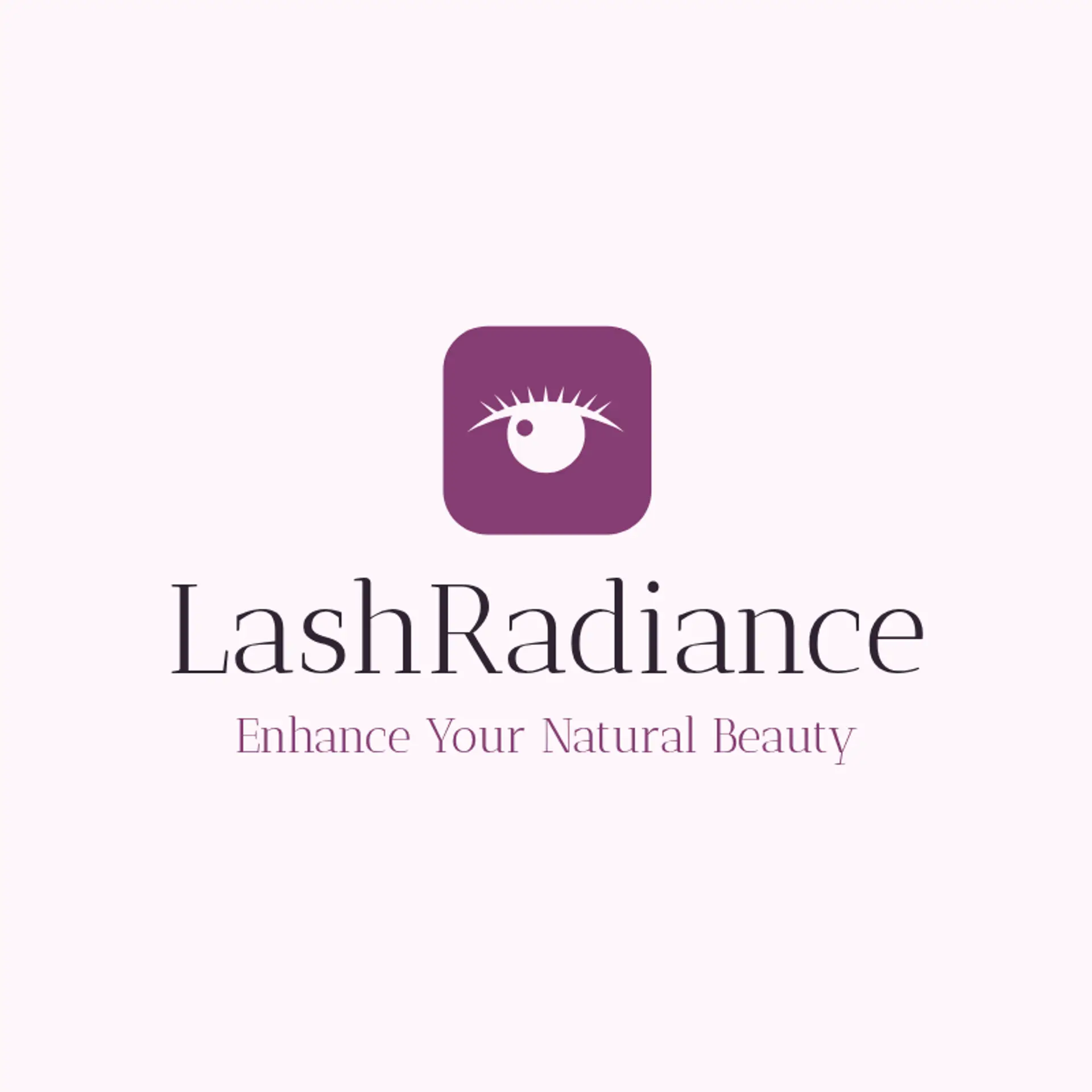 Luxe Lash Studio logo for lash tech