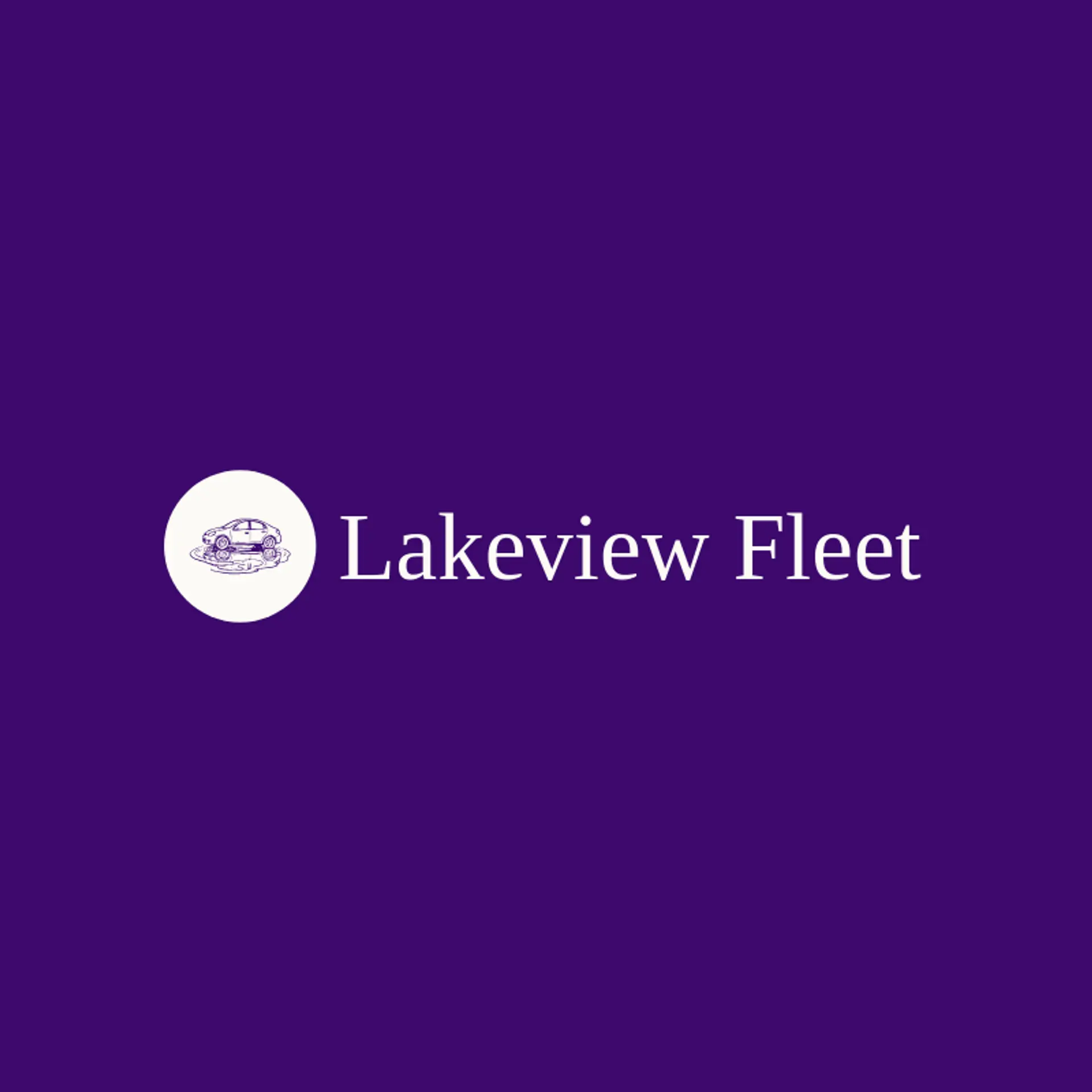 Lakeview Fleet logo for car rental