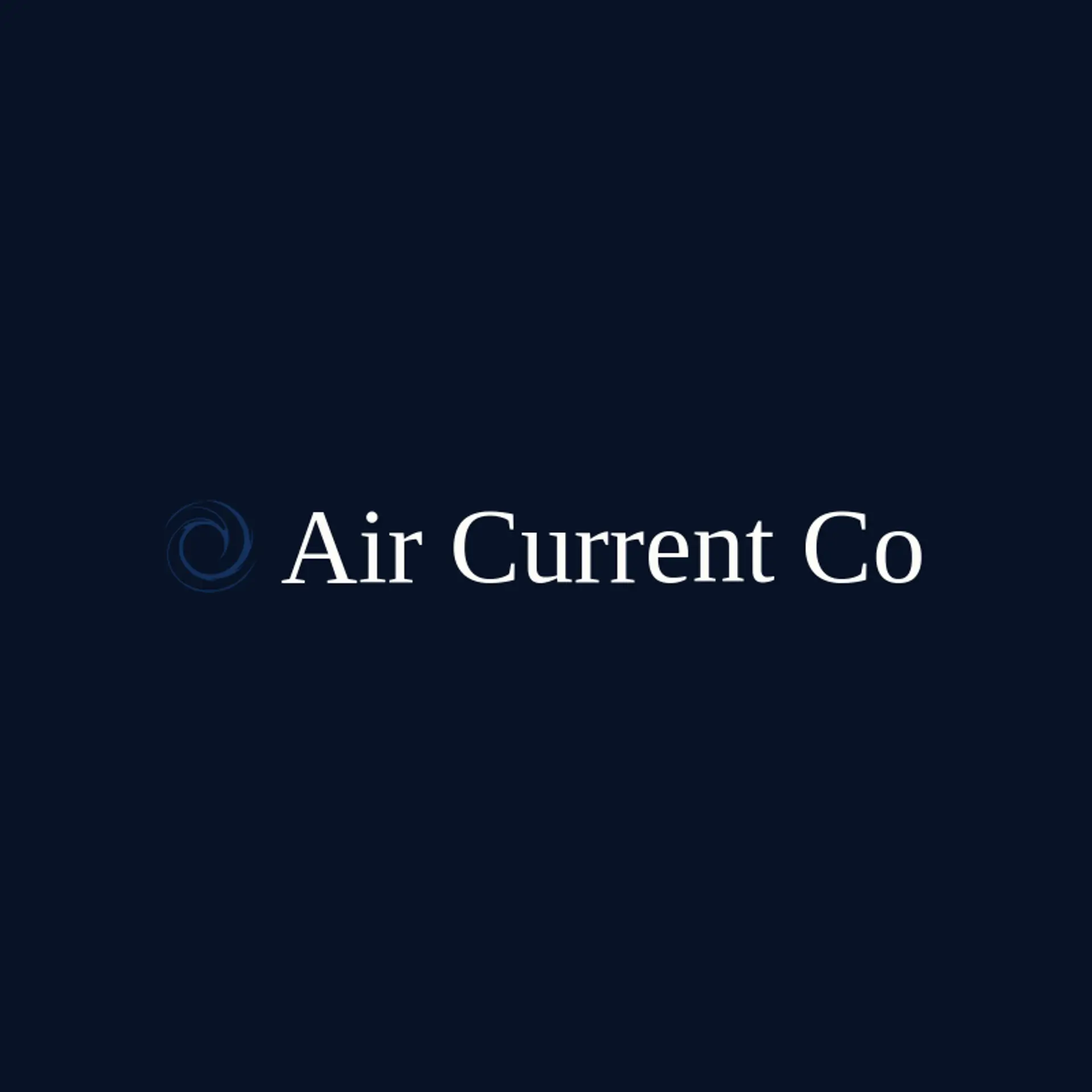 Air Current Co logo for vortex