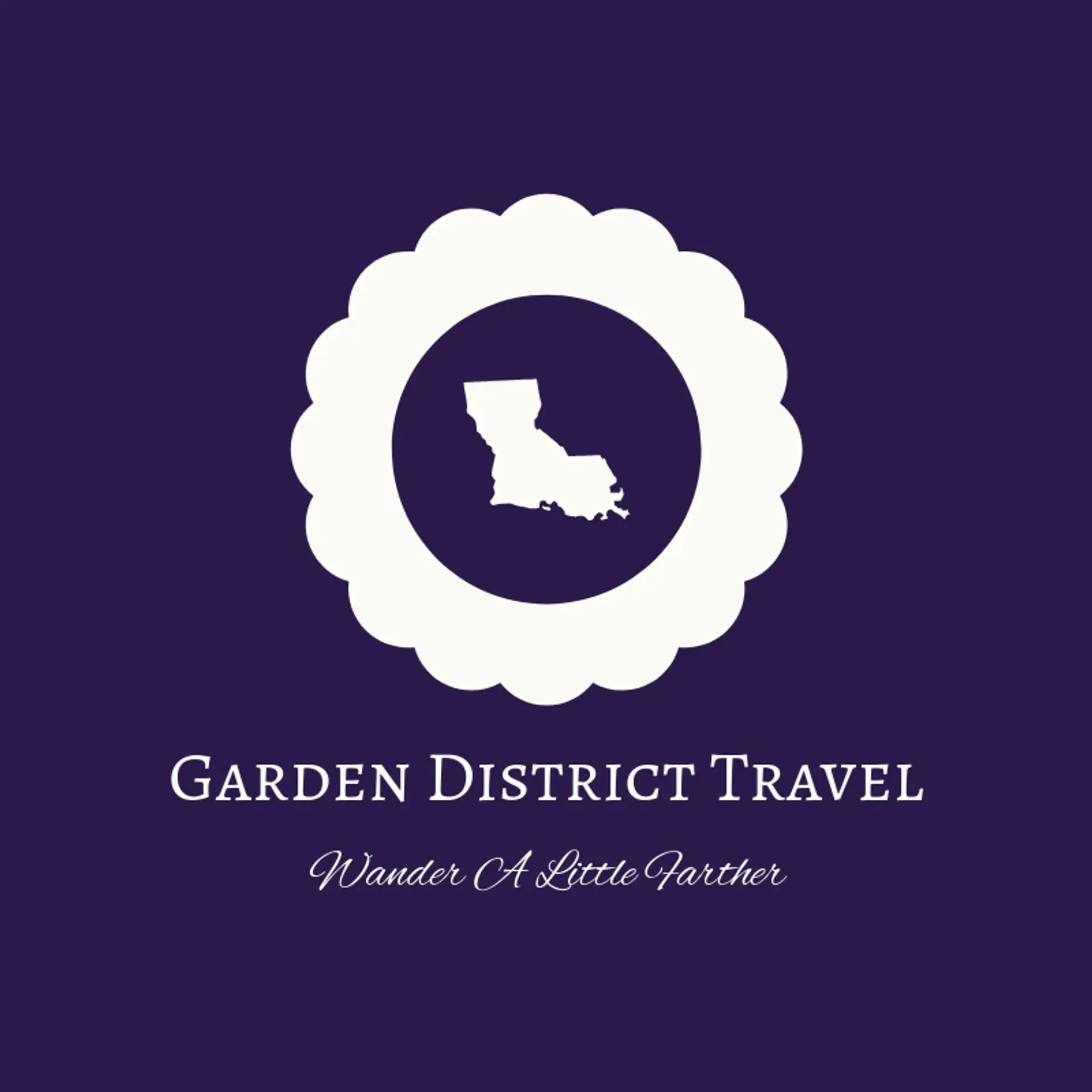 Garden District Travel logo for louisiana
