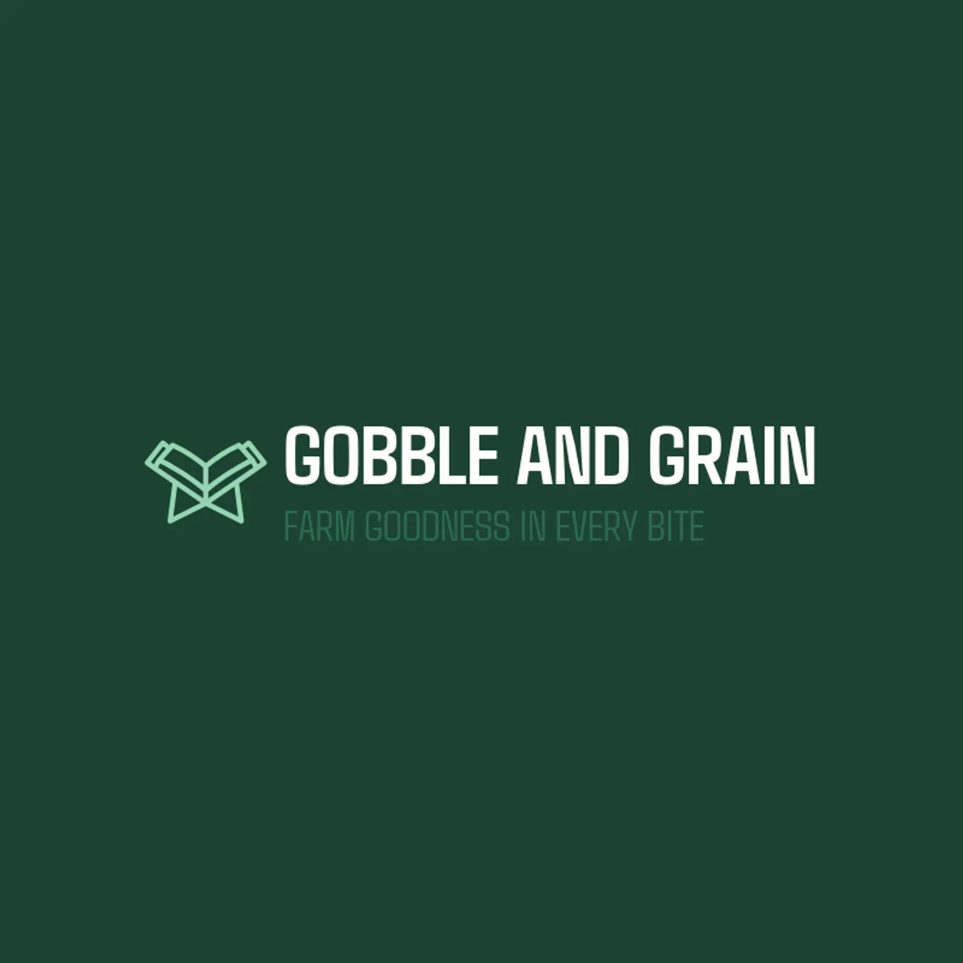 Gobble and Grain logo for turkey