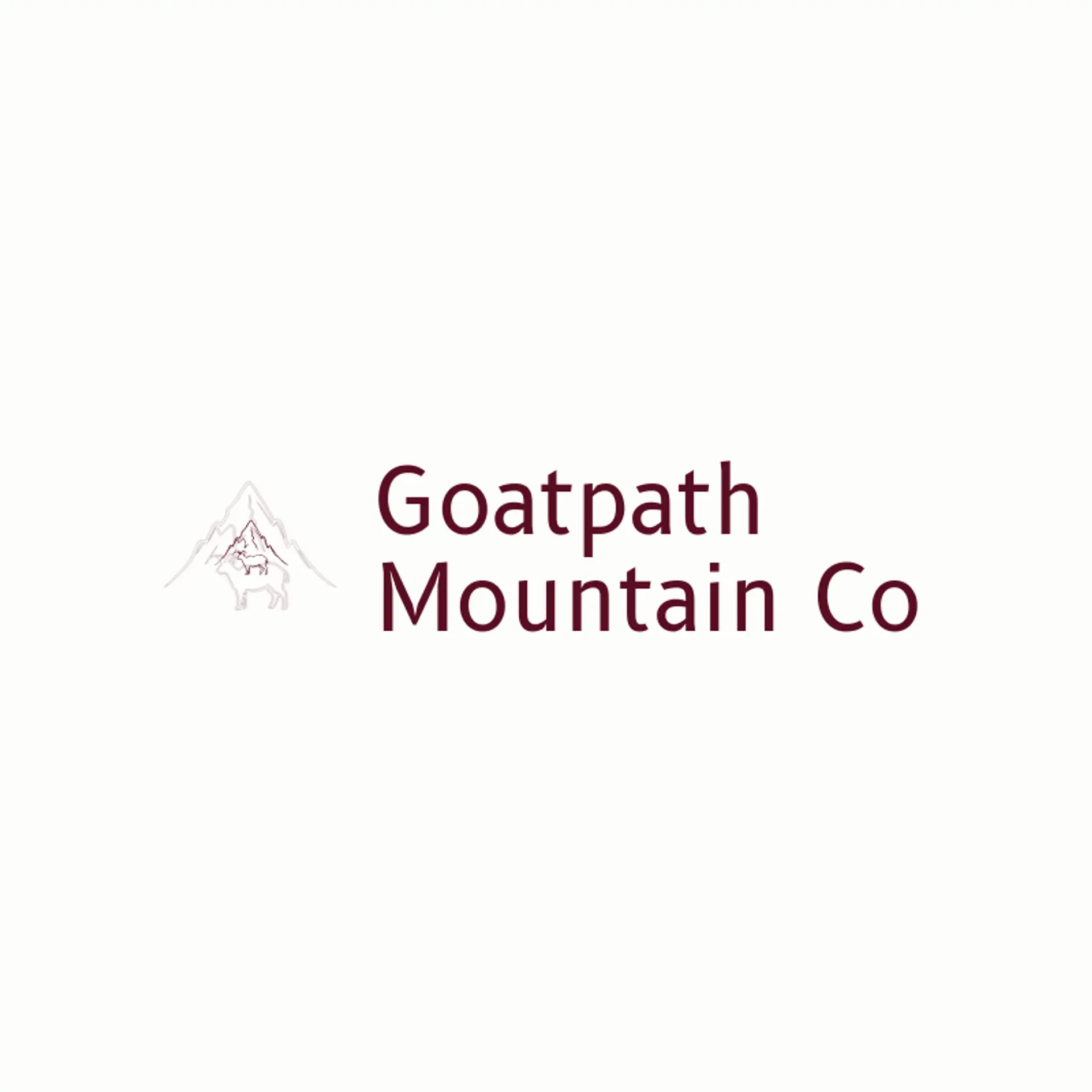 Goatpath Mountain Co logo for mountain